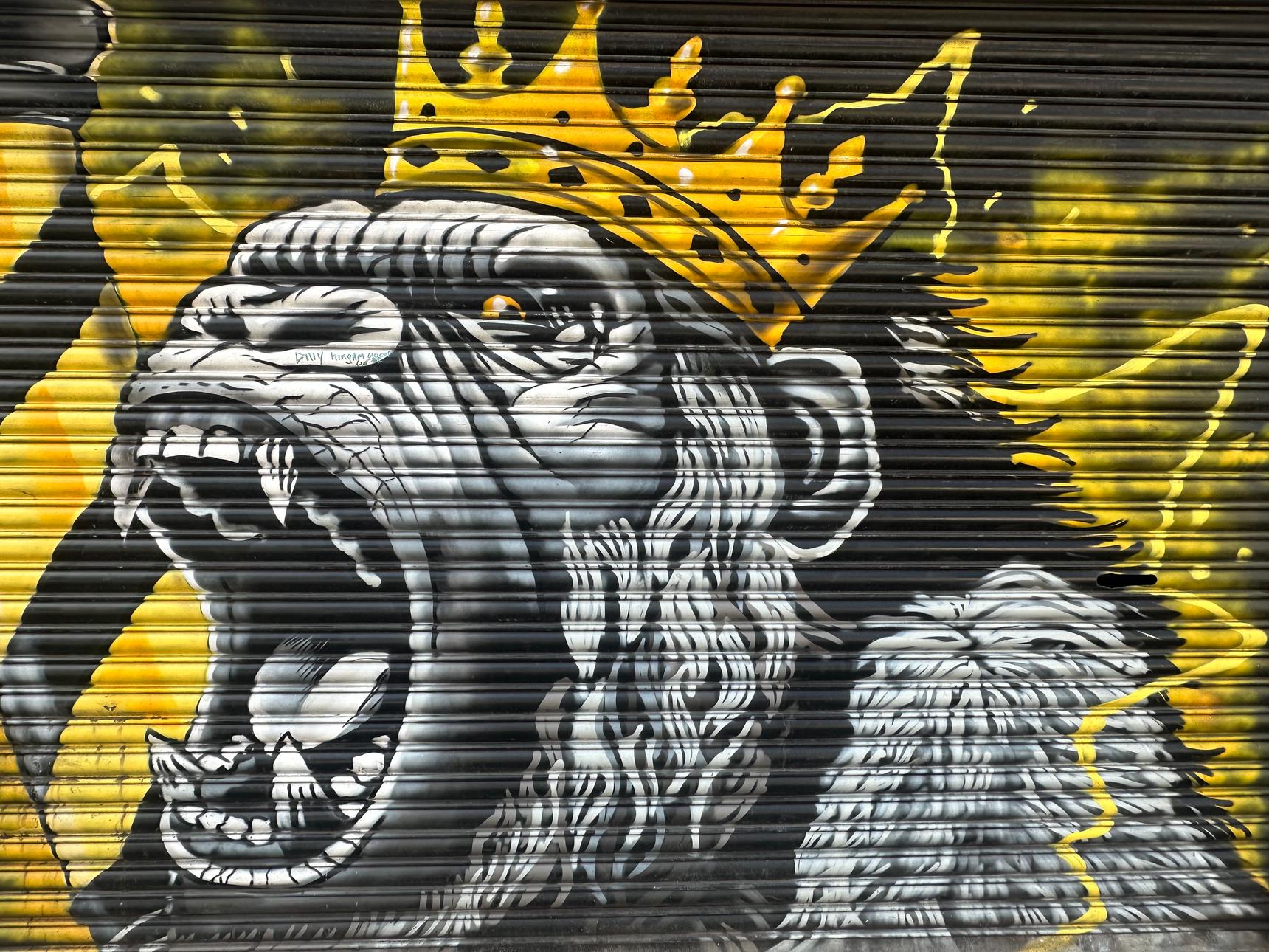 Scottish Graffiti Murals—King Gorilla