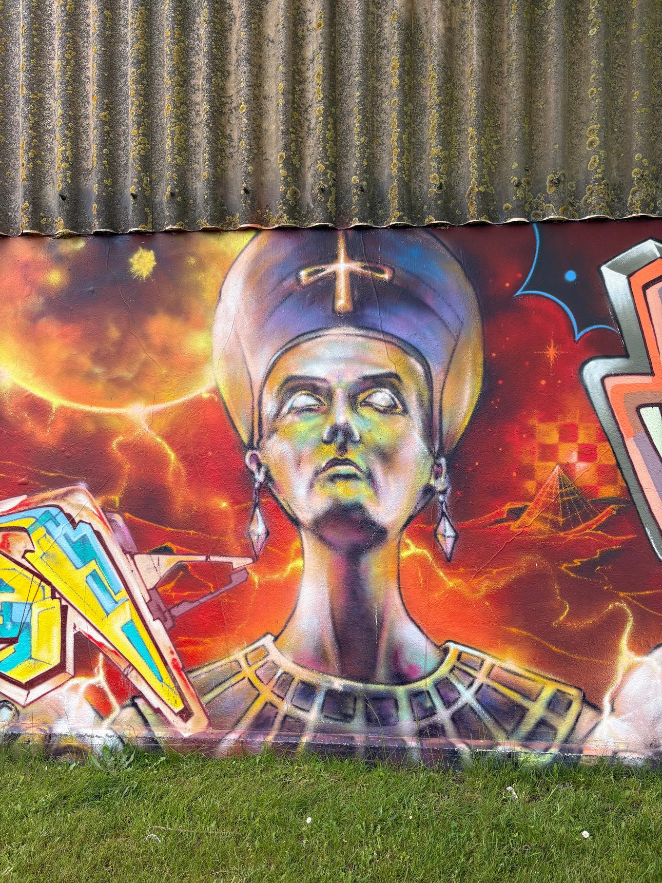 —Grafittiwand Oststr.