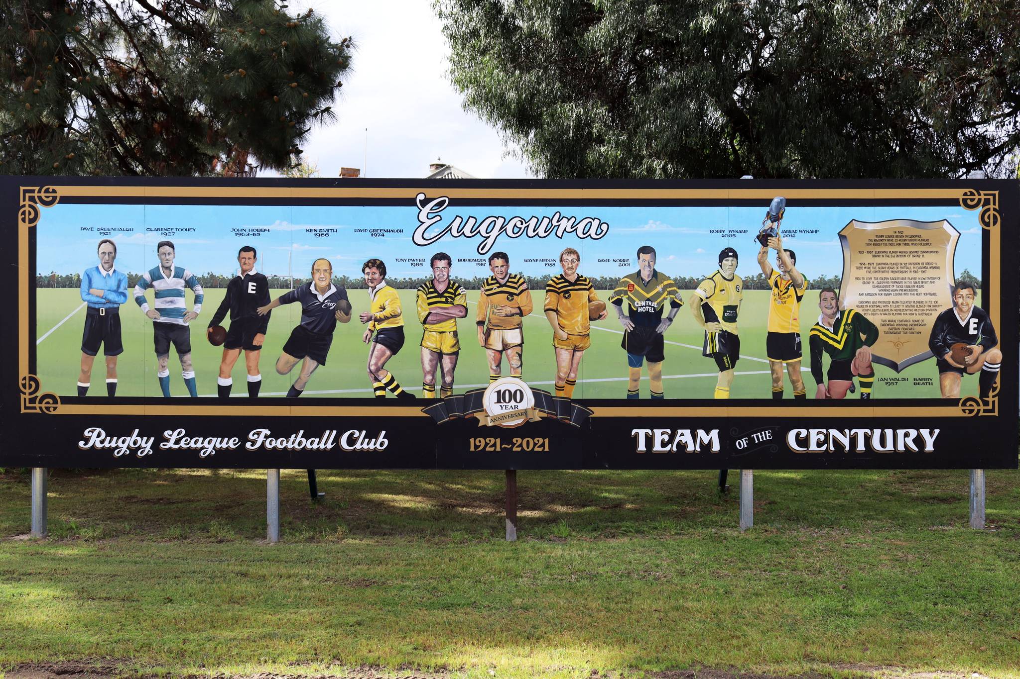 Peter Crossman, Arty Shaz, Marshall Dunn&mdash;Eugowra Rugby League Football Club