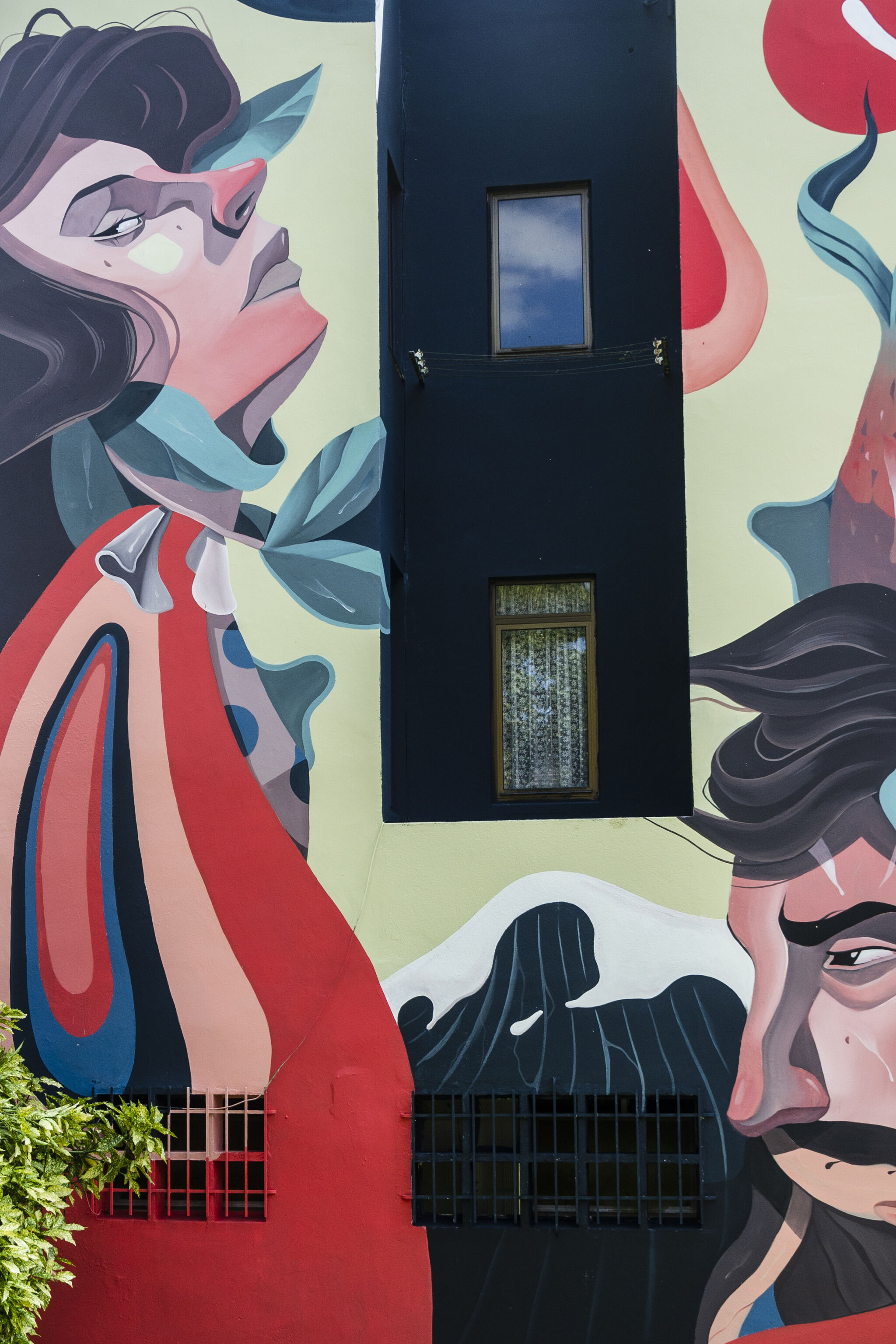 Twee Muizen&mdash;Wall by TWEE MUIZEN for DESORDES CREATIVAS 2019 in Ordes (Galicia, Spain)