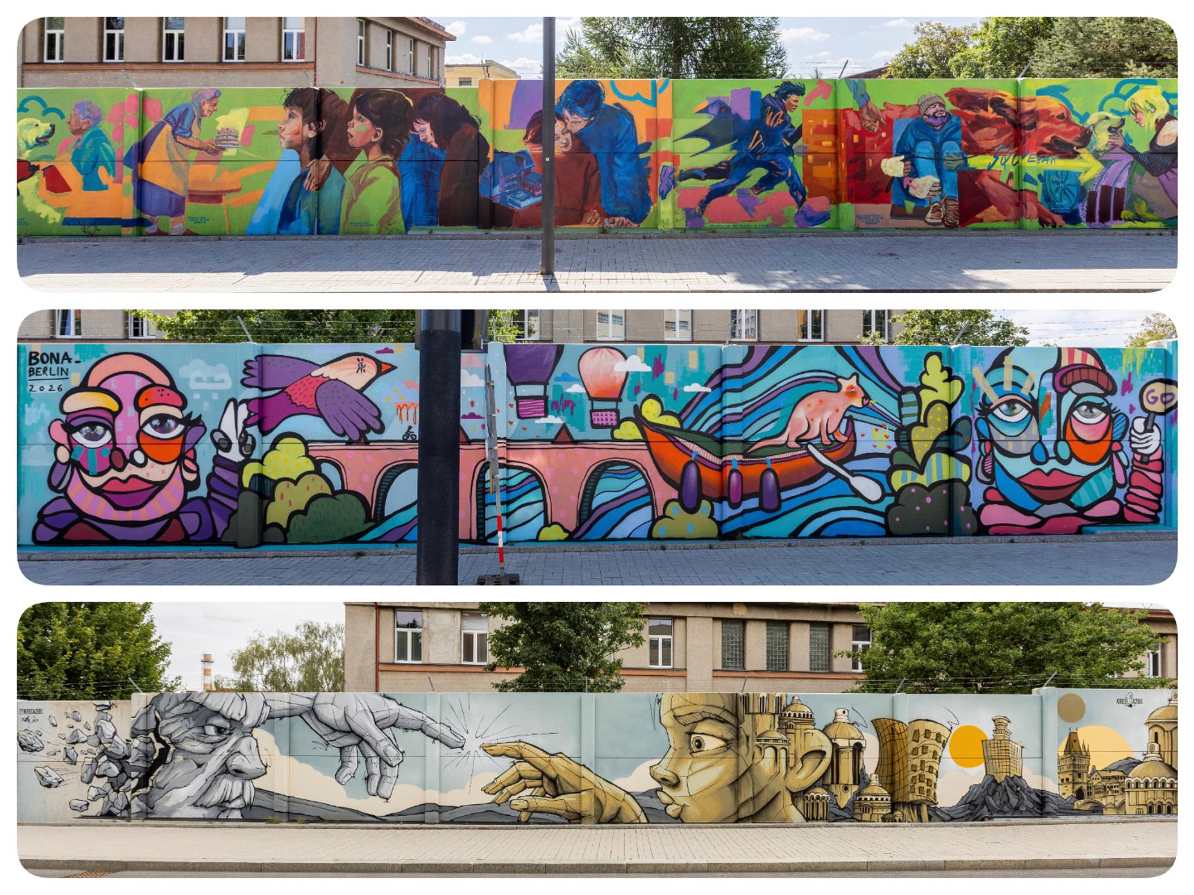 —Mural Ruzyně – Krása města v pohybu (City Beauty in Motion)