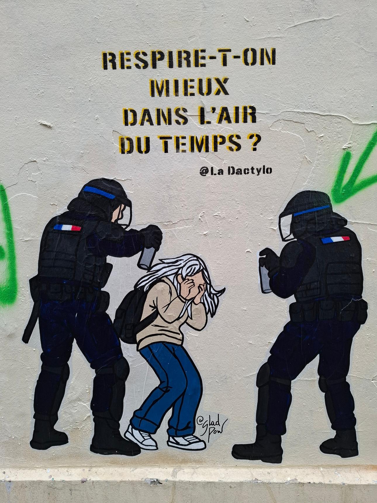 Gladpow, La Dactylo—Respire t'on mieux dans l'air du temps ?