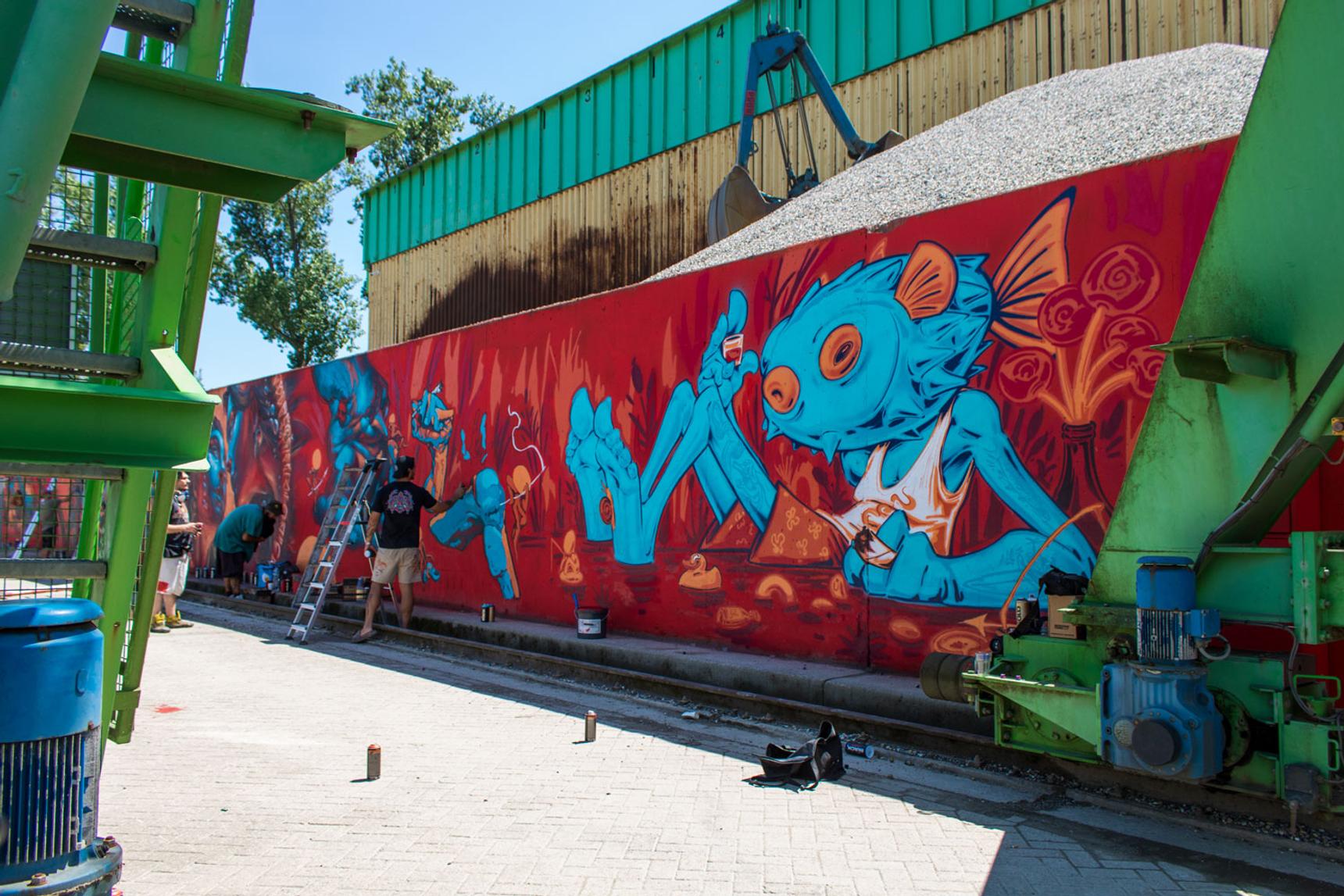 Simian Switch, Sowet, Don Slizerone, Zark, Krimsone, A Squid Called Sebastian, YPSILON, nascaone, nasca, Le Funky, Wesr, Fumomiles, Yeko, Sander Dolstra, DuelOne, 10us, Ard Doko, mediah, Bugster One, Anouk Brand, Giancarlo Ayasta Bernabe, Christian Sassa, Mr.X, Sicovecas—Aan Hoger Wal Festival 2026