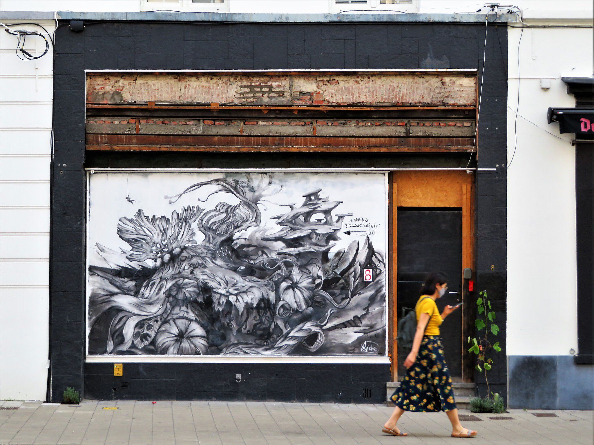 Andronikos Boulougouris&mdash;Window drawing in Ghent