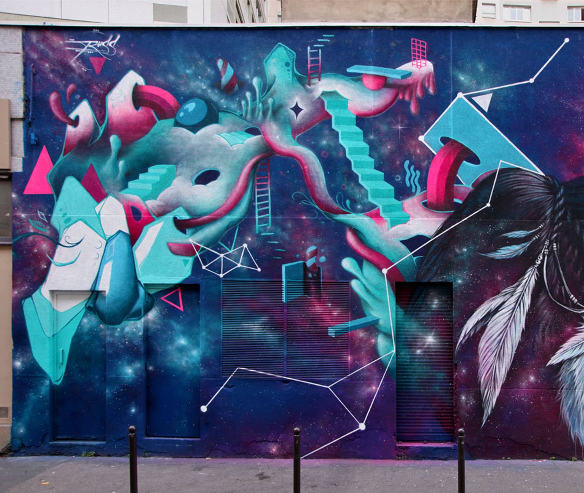 Jordan Harang &mdash;Collaborative mural