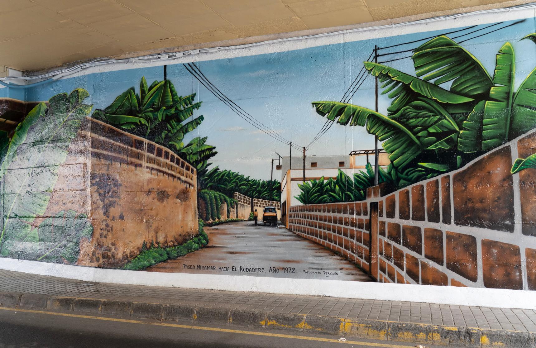 Richard Santana—Mural en Bañaderos, Arucas. Gran Canaria