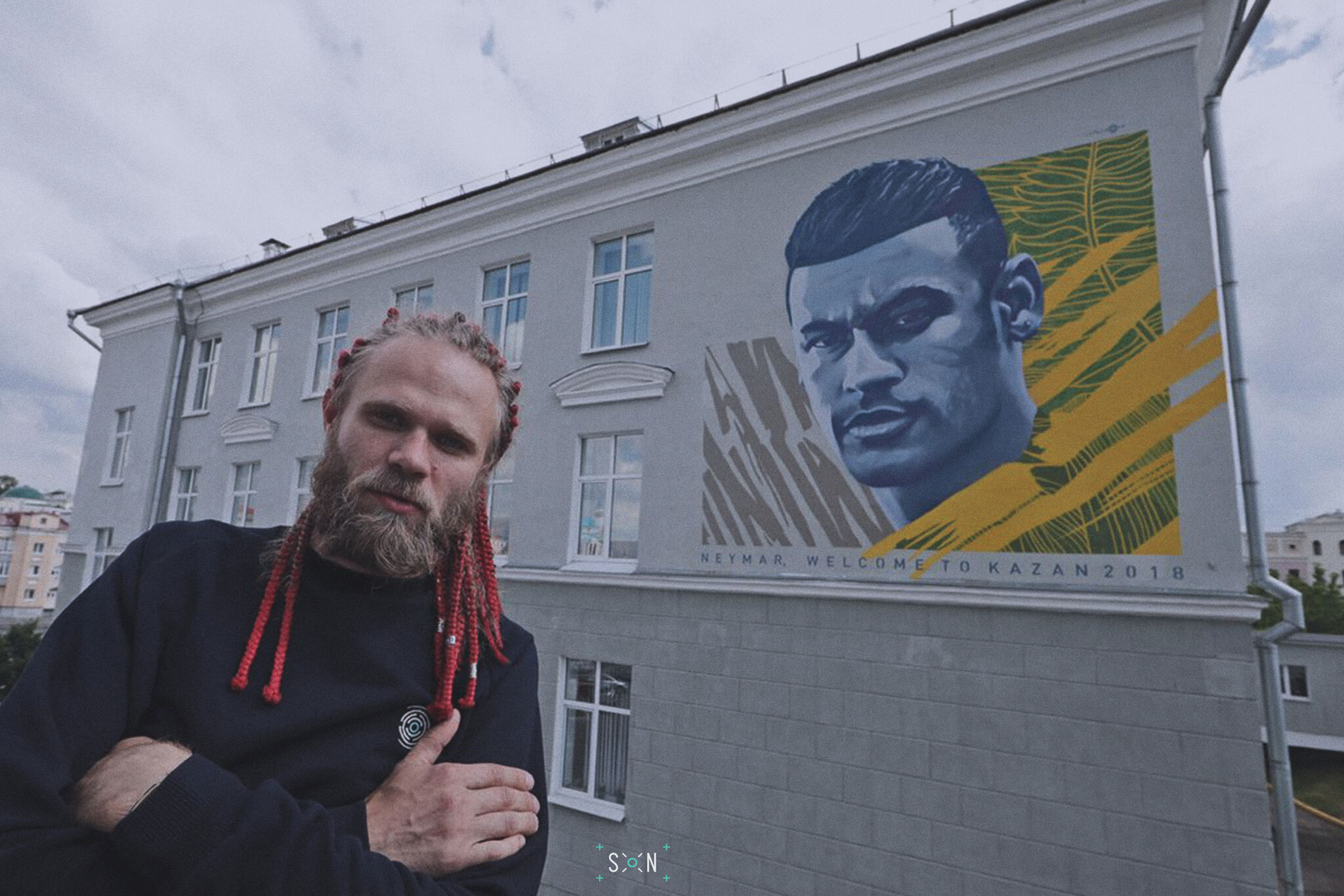 LIL-DEE, Sergey Akramov&mdash;Neymar Mural