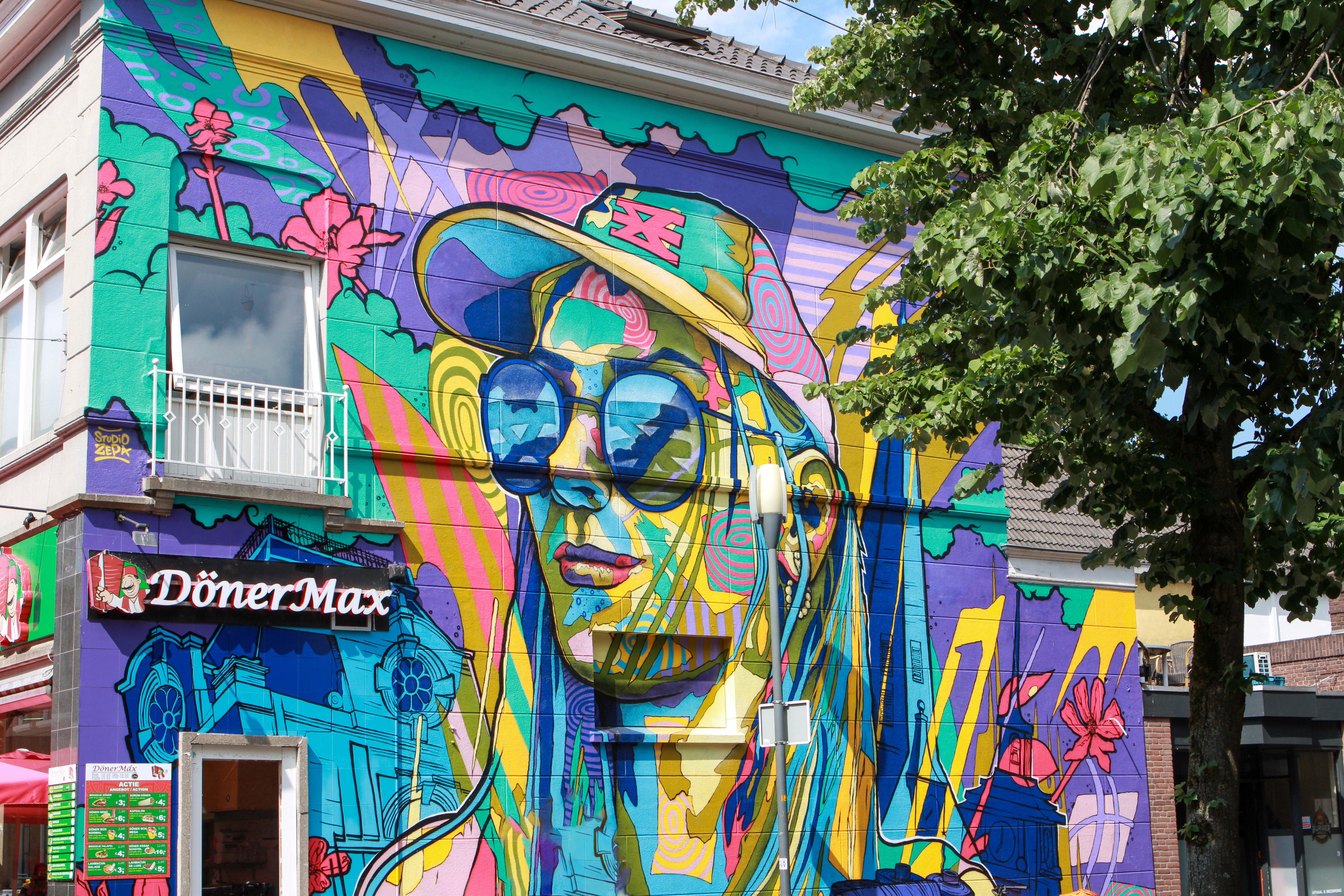 The DNA of Enschede by Studio Zepa - Street Art Cities