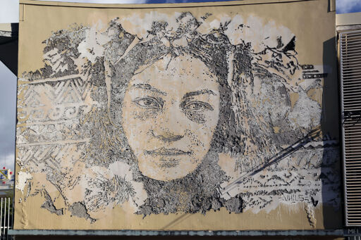Vhils in Papeete