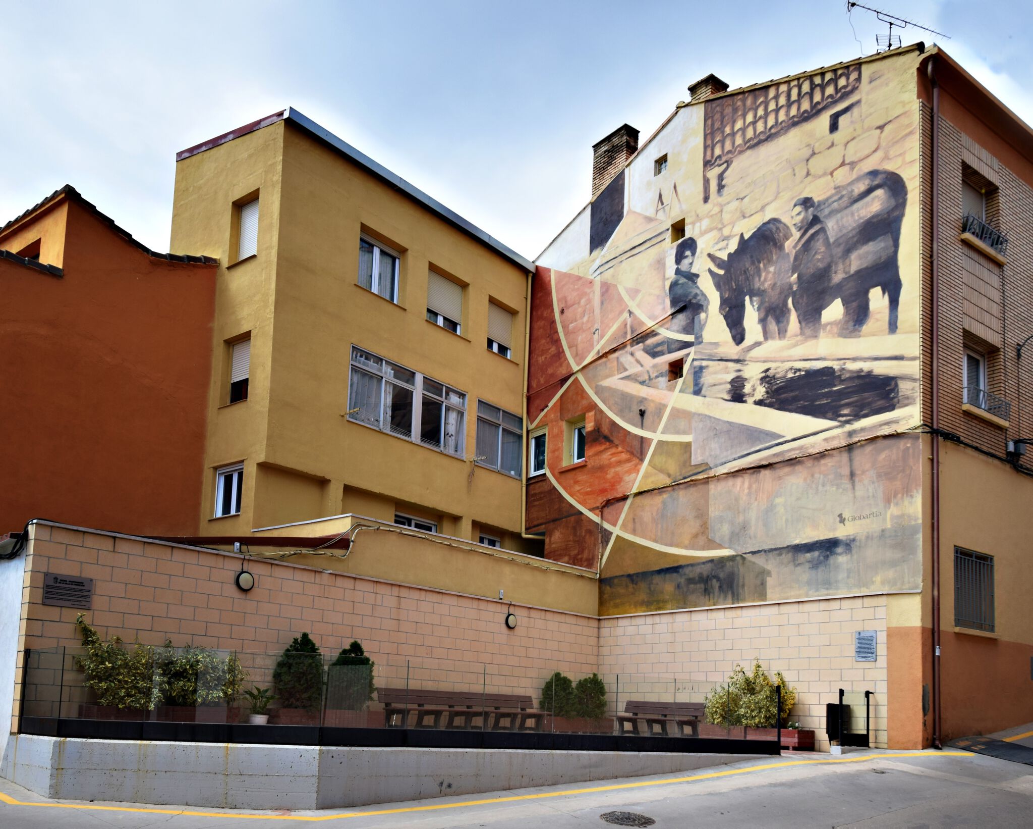 Globartia&mdash;Mural en memoria de la fuente vieja / the old fountain