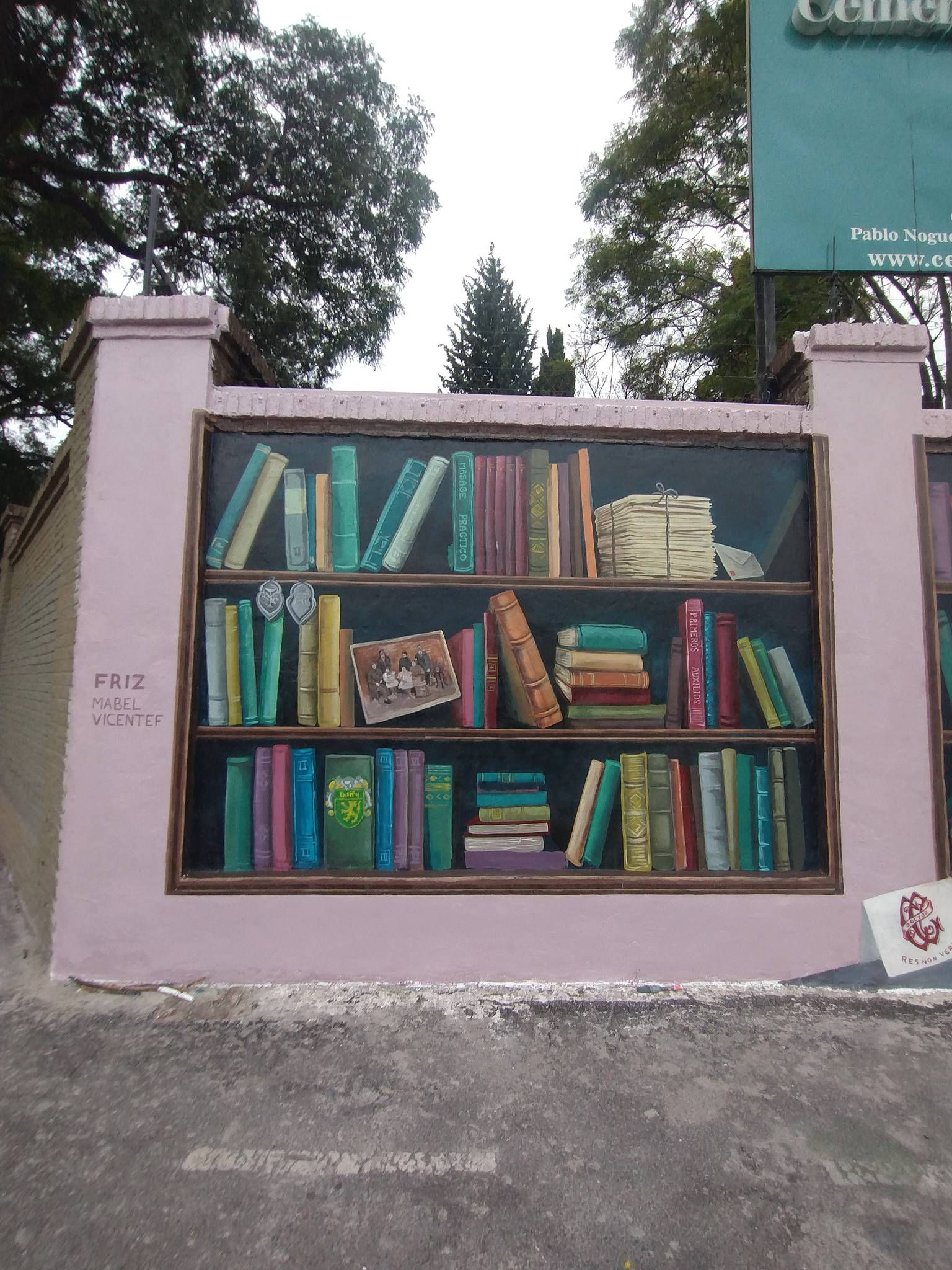 Mabel Vicentef, thisisfriz&mdash;Mural de Cecilia guierson 