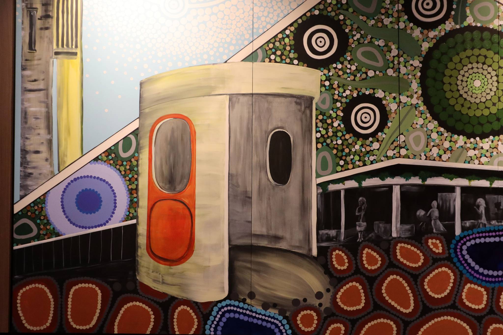 Leah Brideson, GraffikPaint&mdash;Canberra Centre Mural