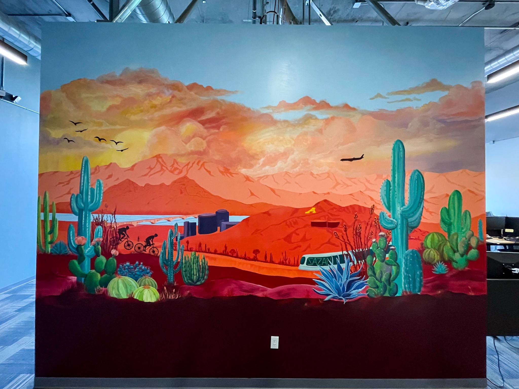 Stefanie Carson&mdash;Sazan Mural