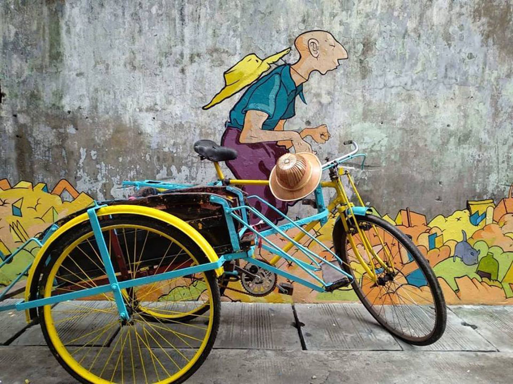 alexandre bertrand&mdash;Htun Htun on his rickshaw