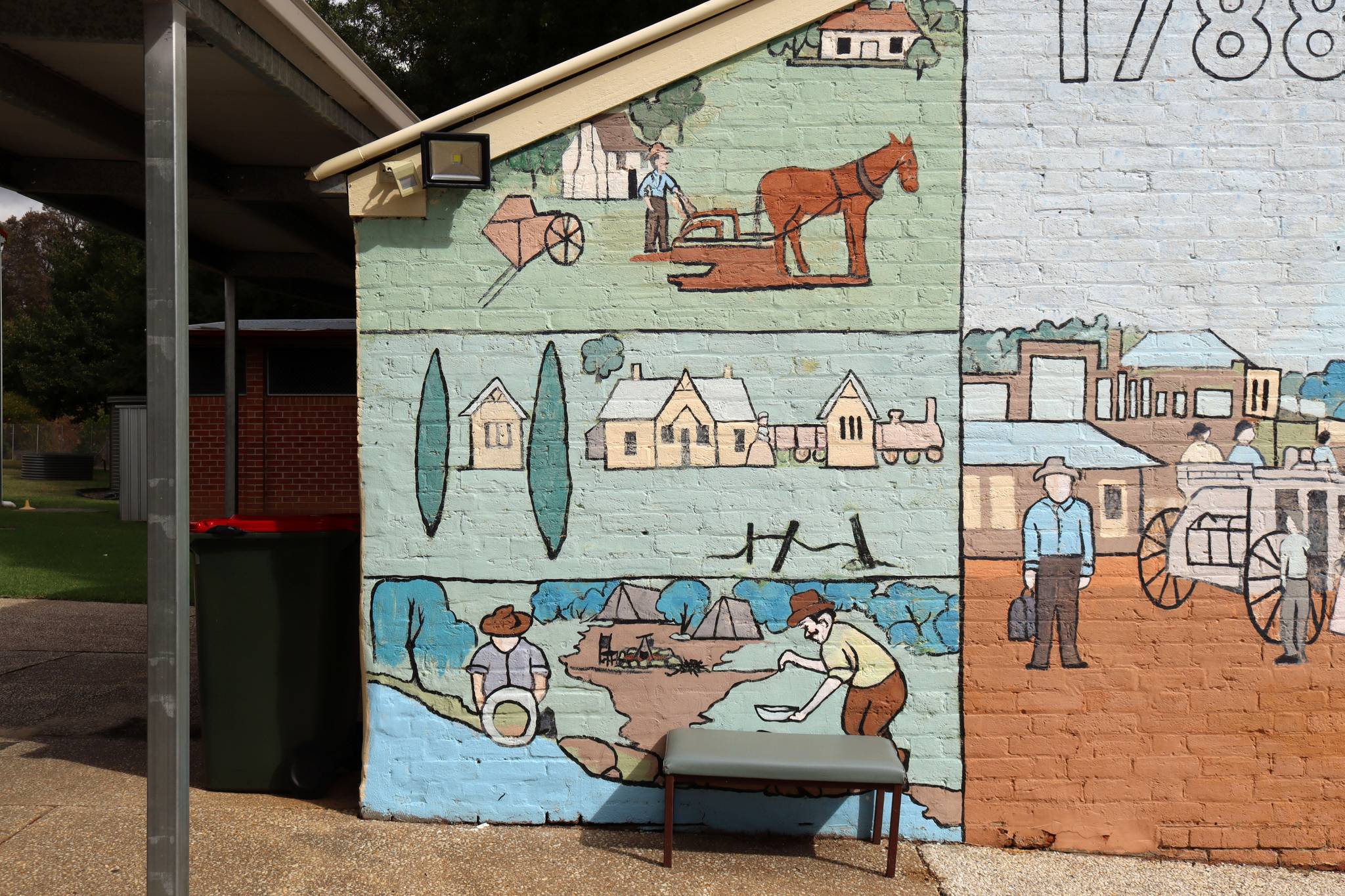 Elizabeth Carmody&mdash;Carcoar Public School Mural