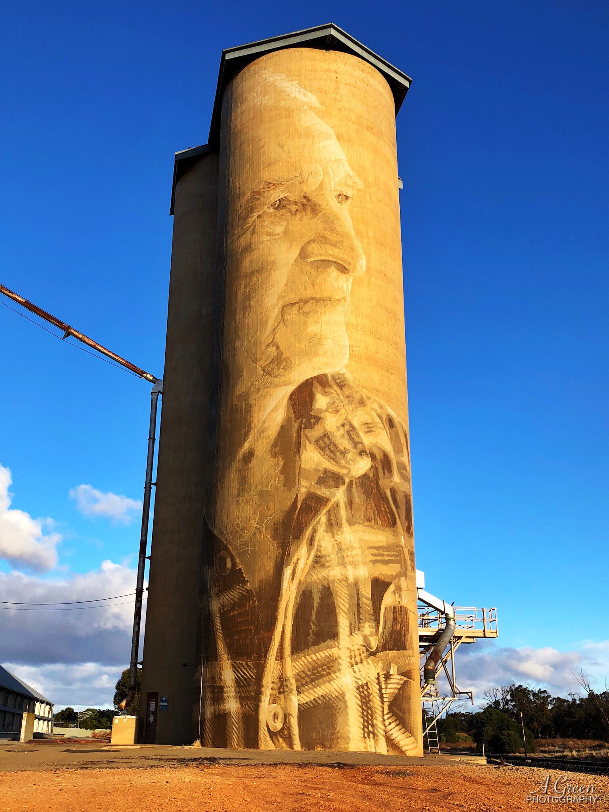 Australian Silo Art Trail, Rone&mdash;Lascelles Silo Art