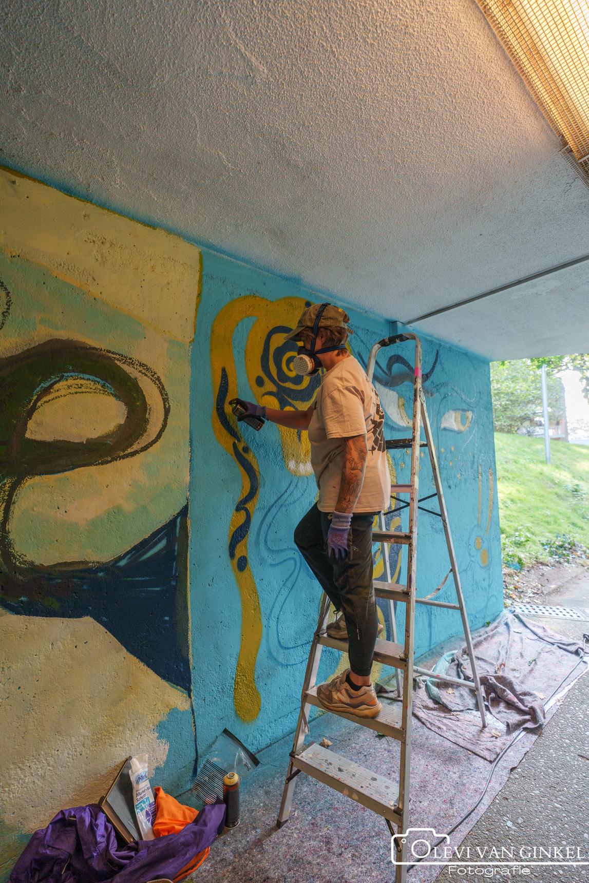 Zmaja, Marloes De Kiewit, Laxmi Manuela, Simian Switch, VAAF, Toscanabanana, Sokaris, Anouk Brand, Lucile Van Laecken, Rutger Termohlen, Sowet, Zark, Studio mutoni, Sasko, Kseniia Nel—Bospoorttunnel 'Wij eisen de nacht op'
