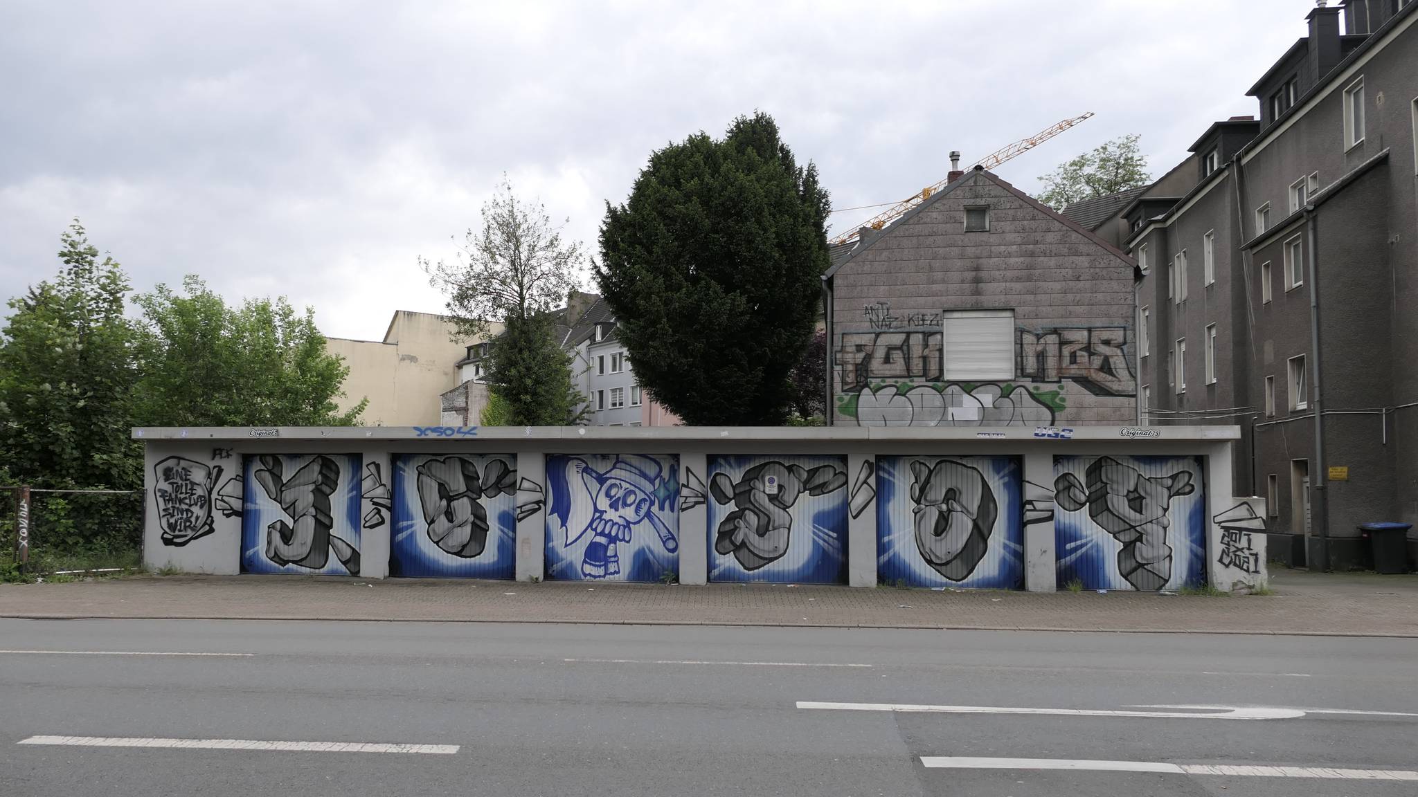 Ultras Schalke 04&mdash;Garages Munscheidstraße / Bochumer Straße