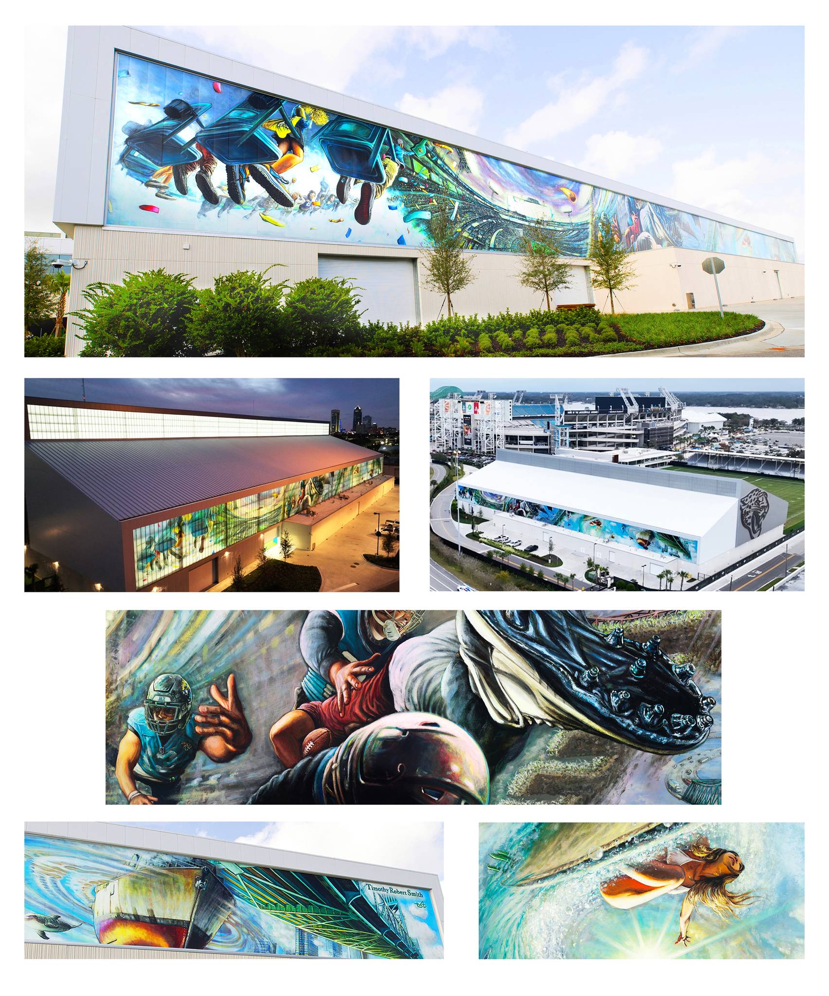 Timothy-robert-smith&mdash;Upside Downtown Jax: Jacksonville Jaguars Mural