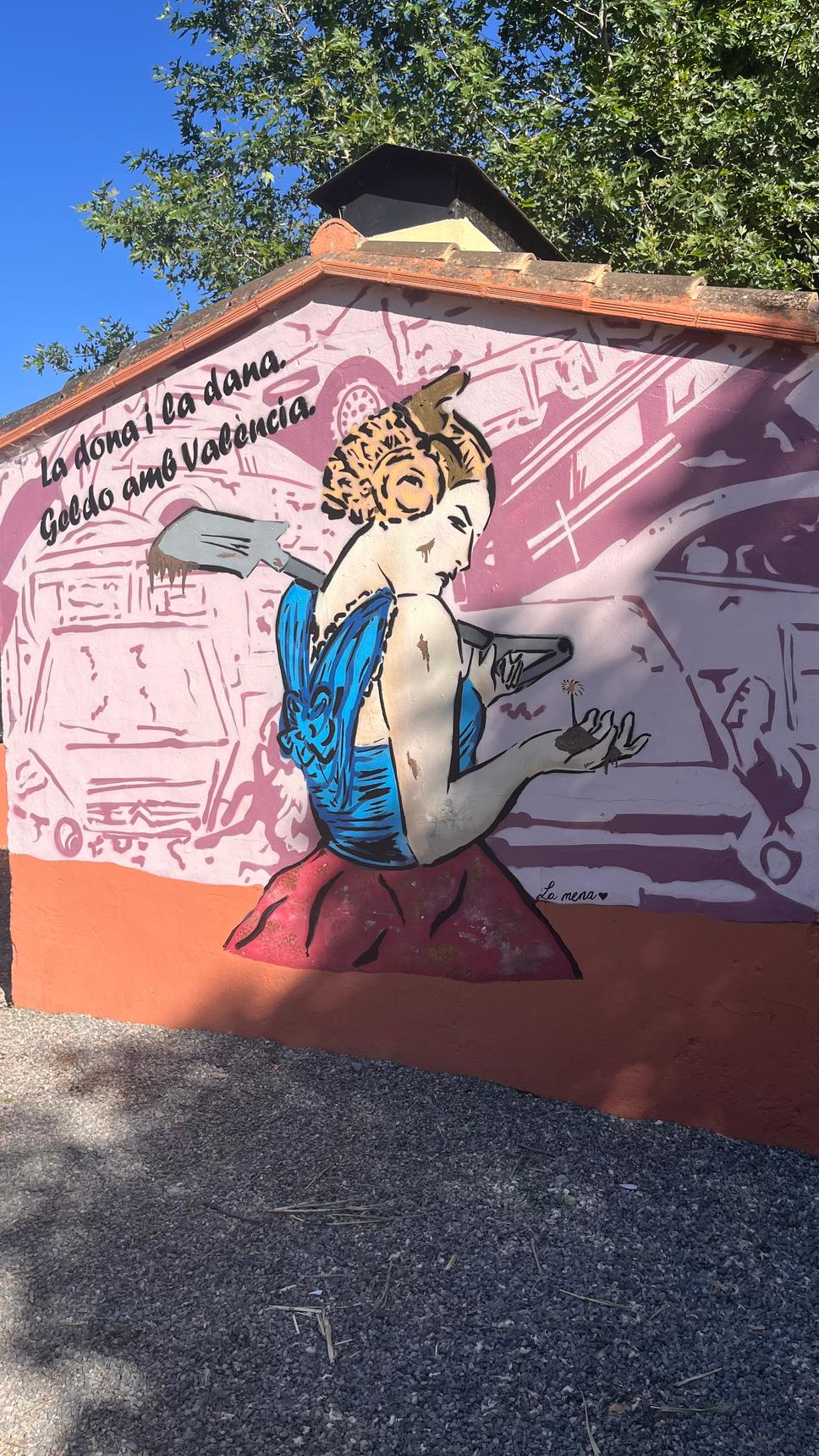 La nena—The fallera of the dana