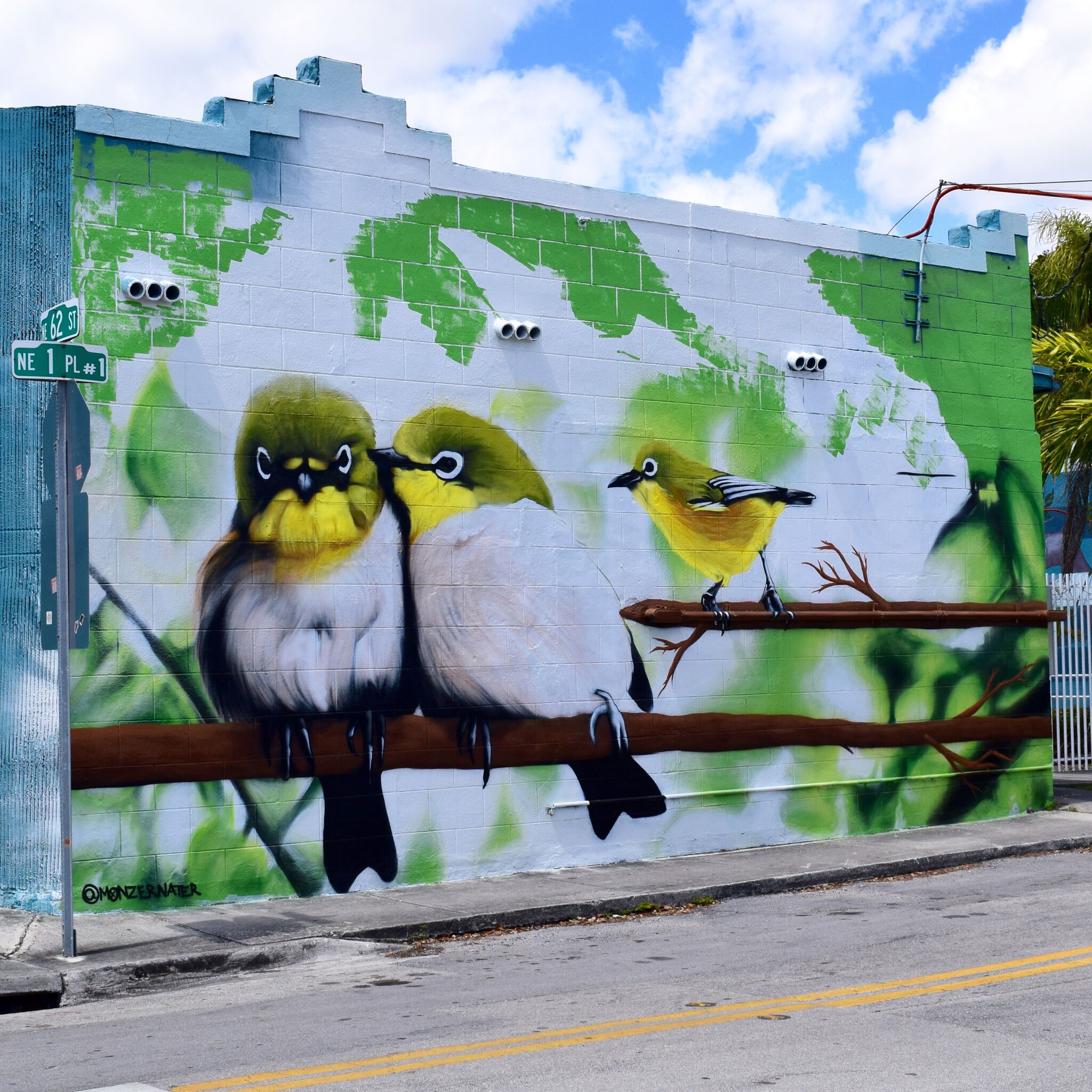 Monzernater&mdash;Birds by Miami-based artist Monzernater