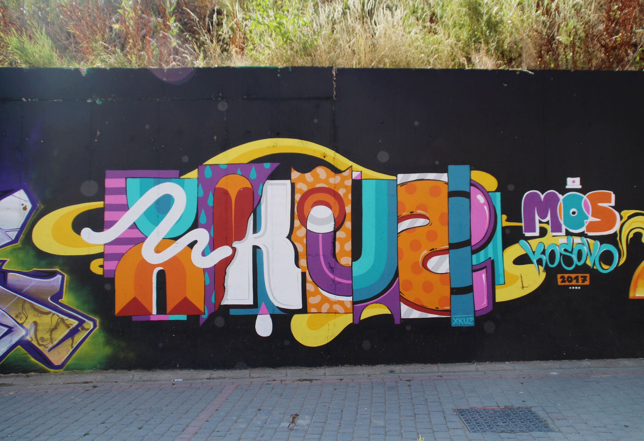 XKUZ&mdash;Graffiti_I_XKUZ_FOR_MOS_Kosovo_2017