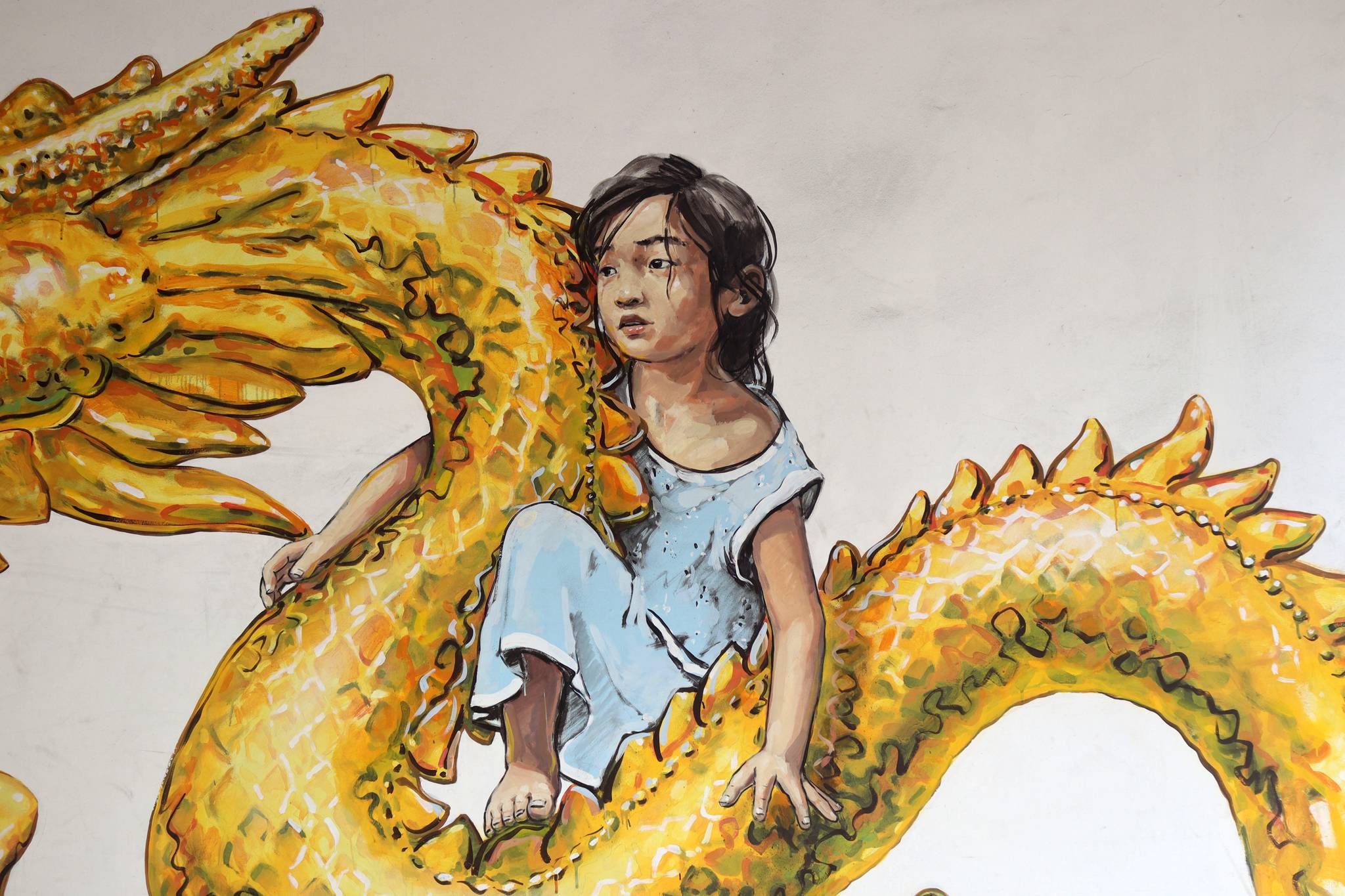 Ernest Zacharevic&mdash;Golden Dragon