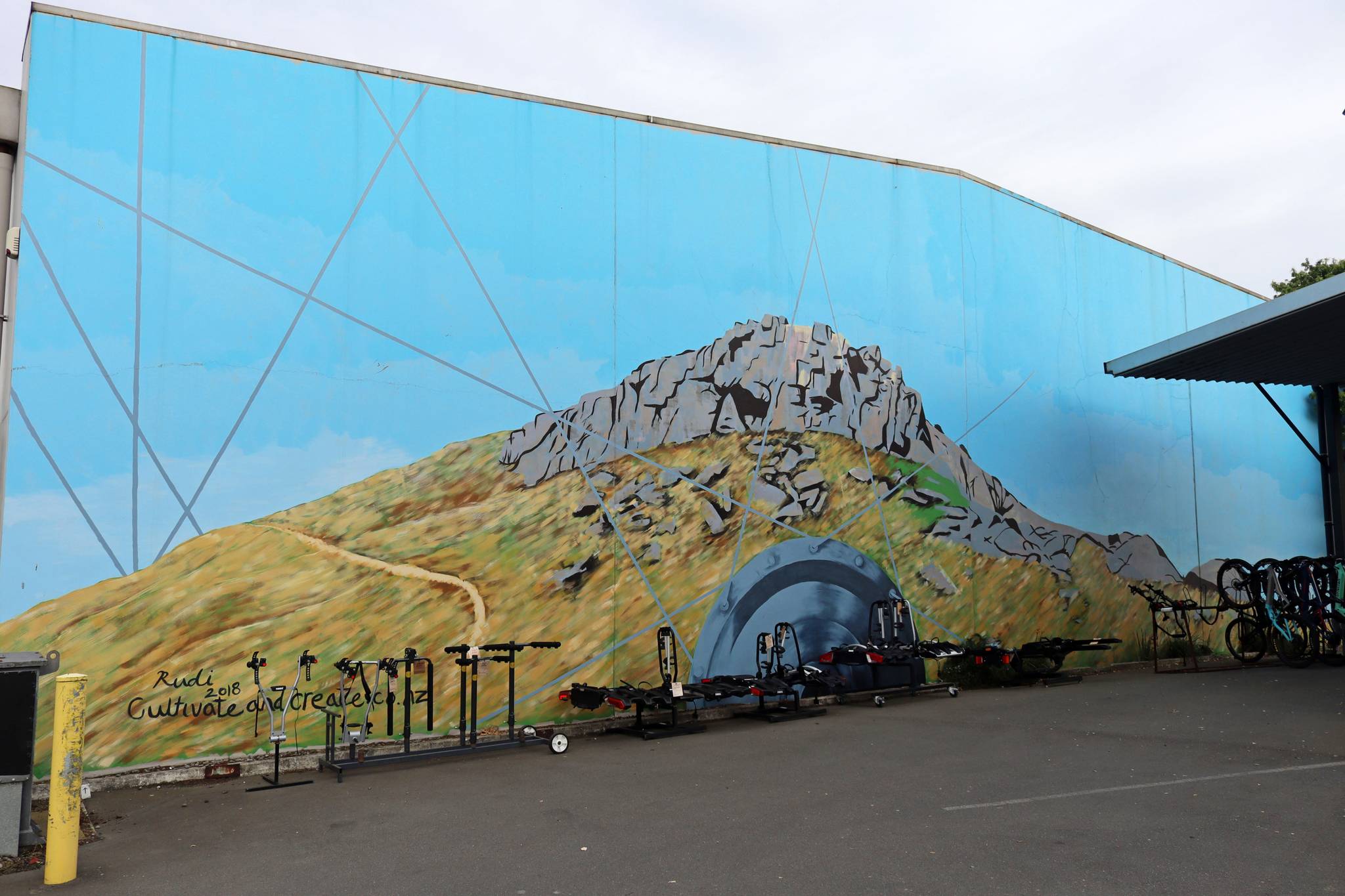 Bridget Allen&mdash;Cycleways Mural