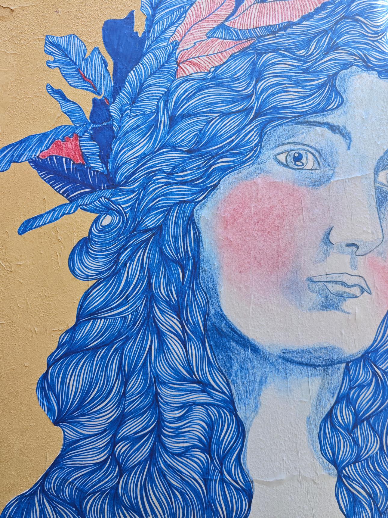 Delphine Delas—Liberté égalité collé