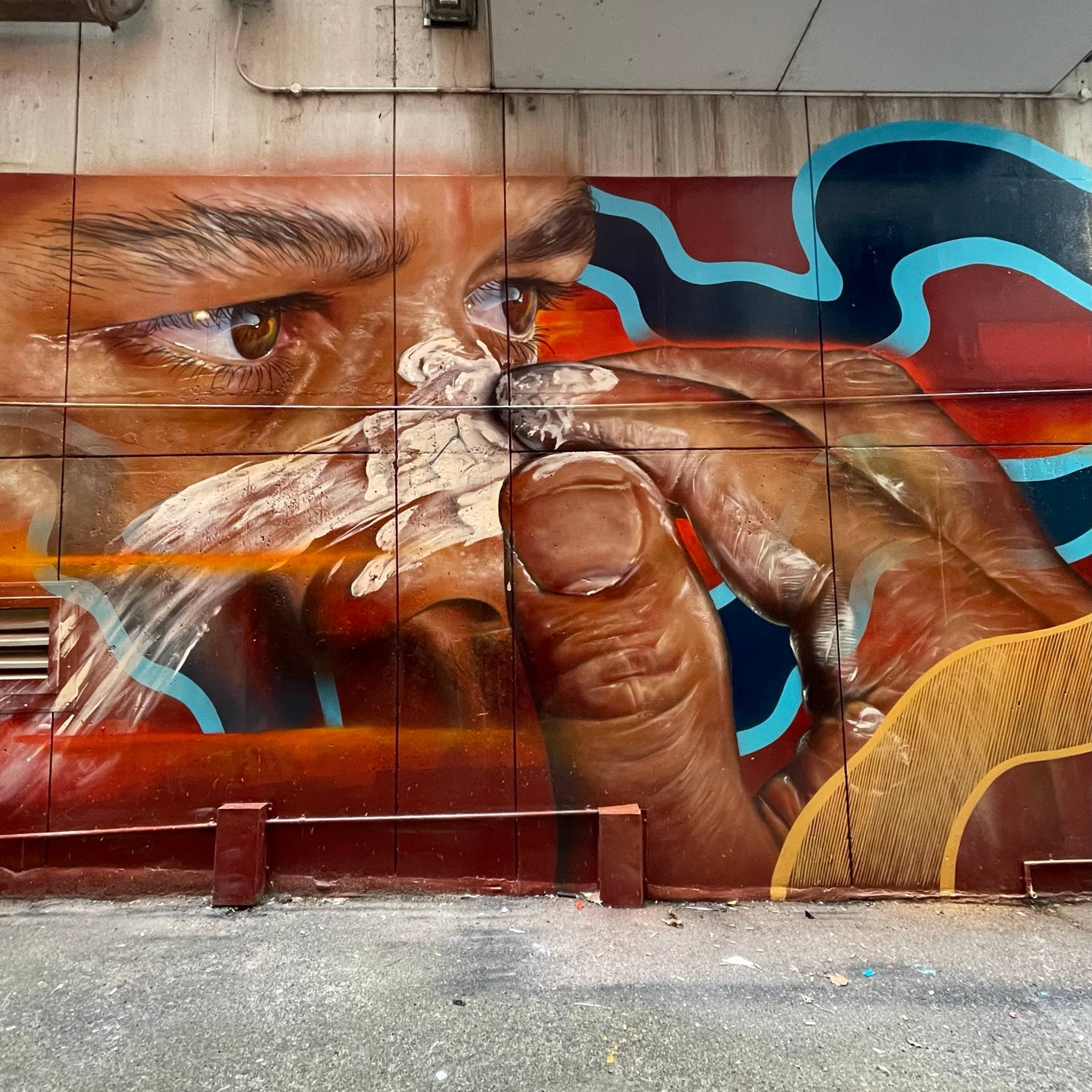 Adnate, Salad Bowl Art&mdash;Untitled