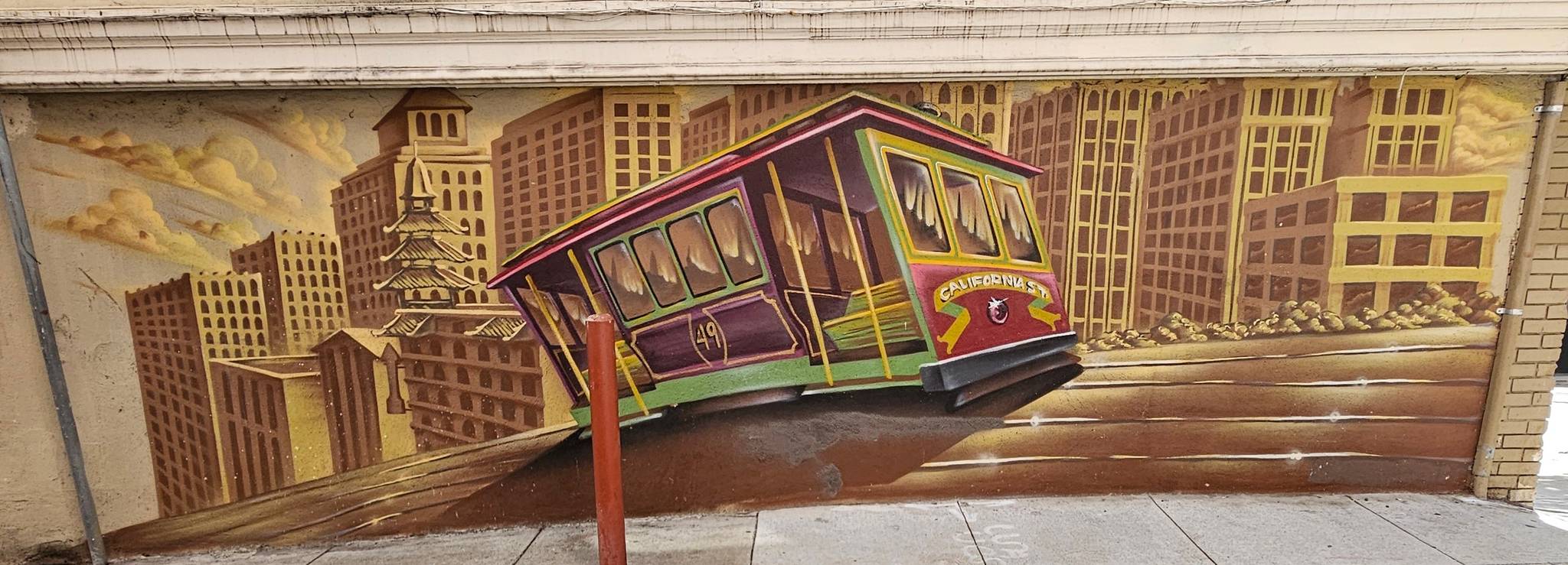 &mdash;Cable Car Mural