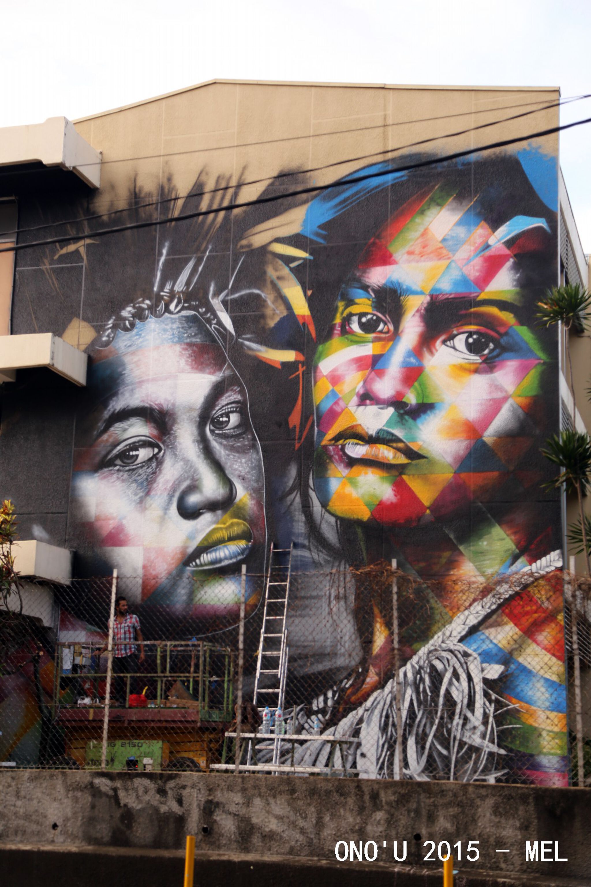 Eduardo Kobra&mdash;Kobra in Papeete