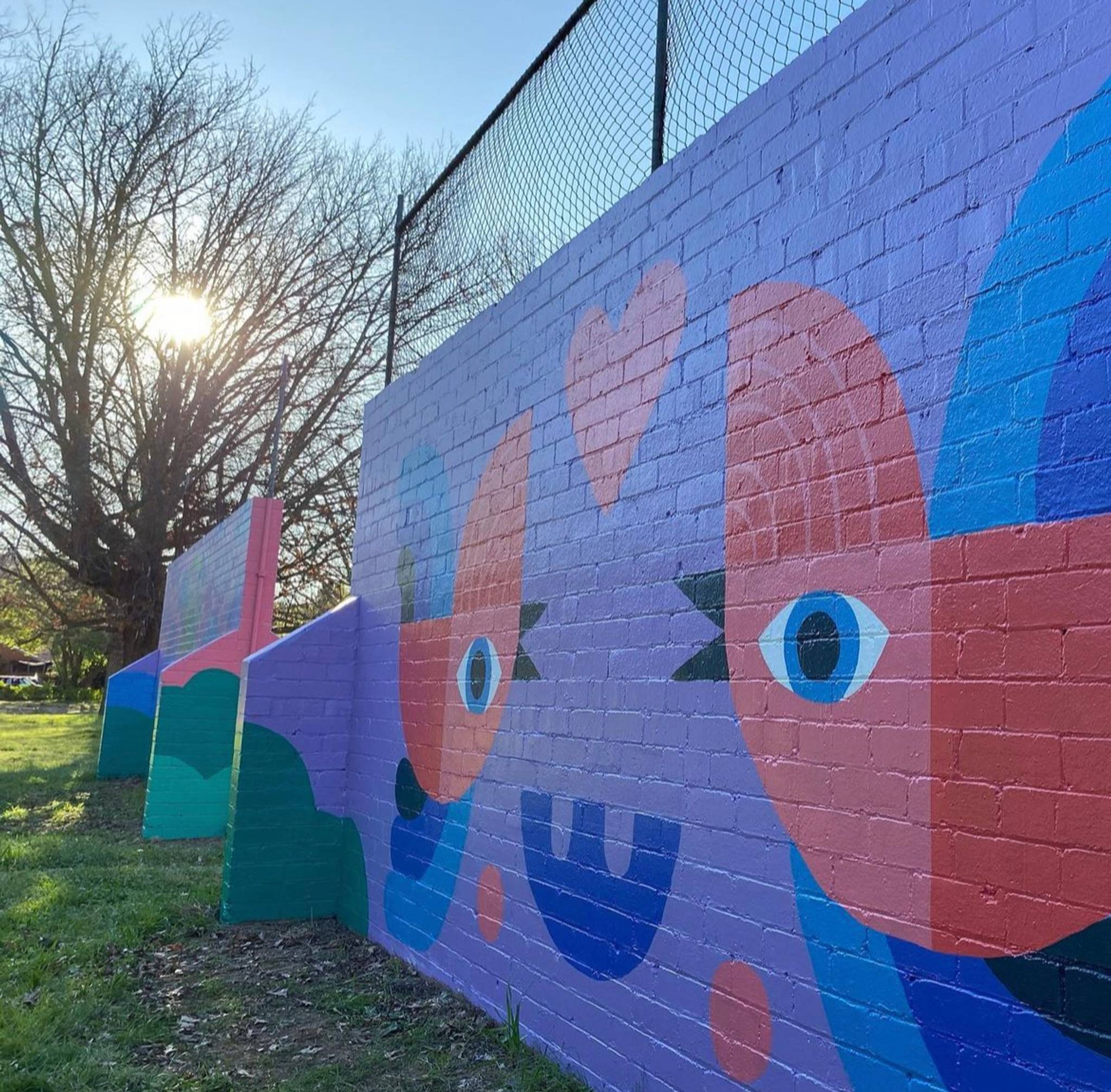 Happy Decay&mdash;Turner Tennis Club Walls