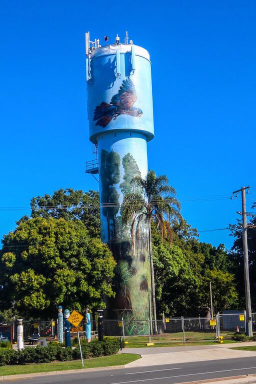 Kallangur Water Tower Art