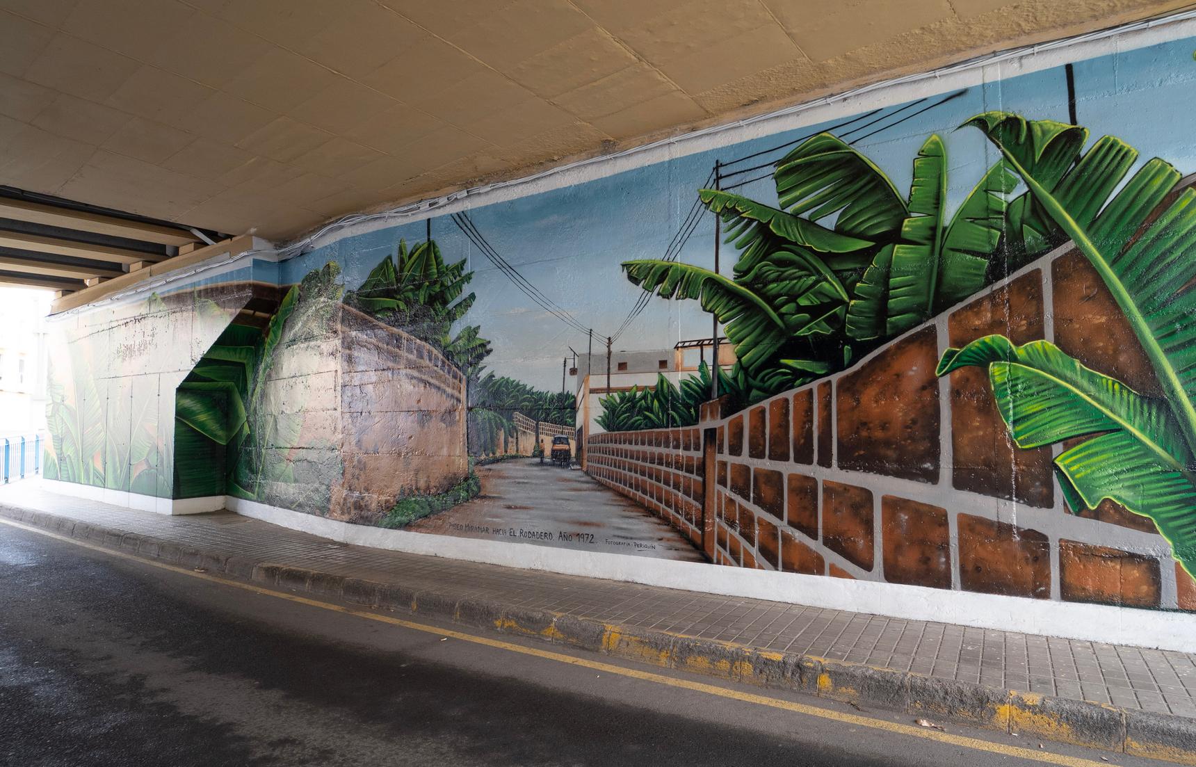 Richard Santana—Mural en Bañaderos, Arucas. Gran Canaria