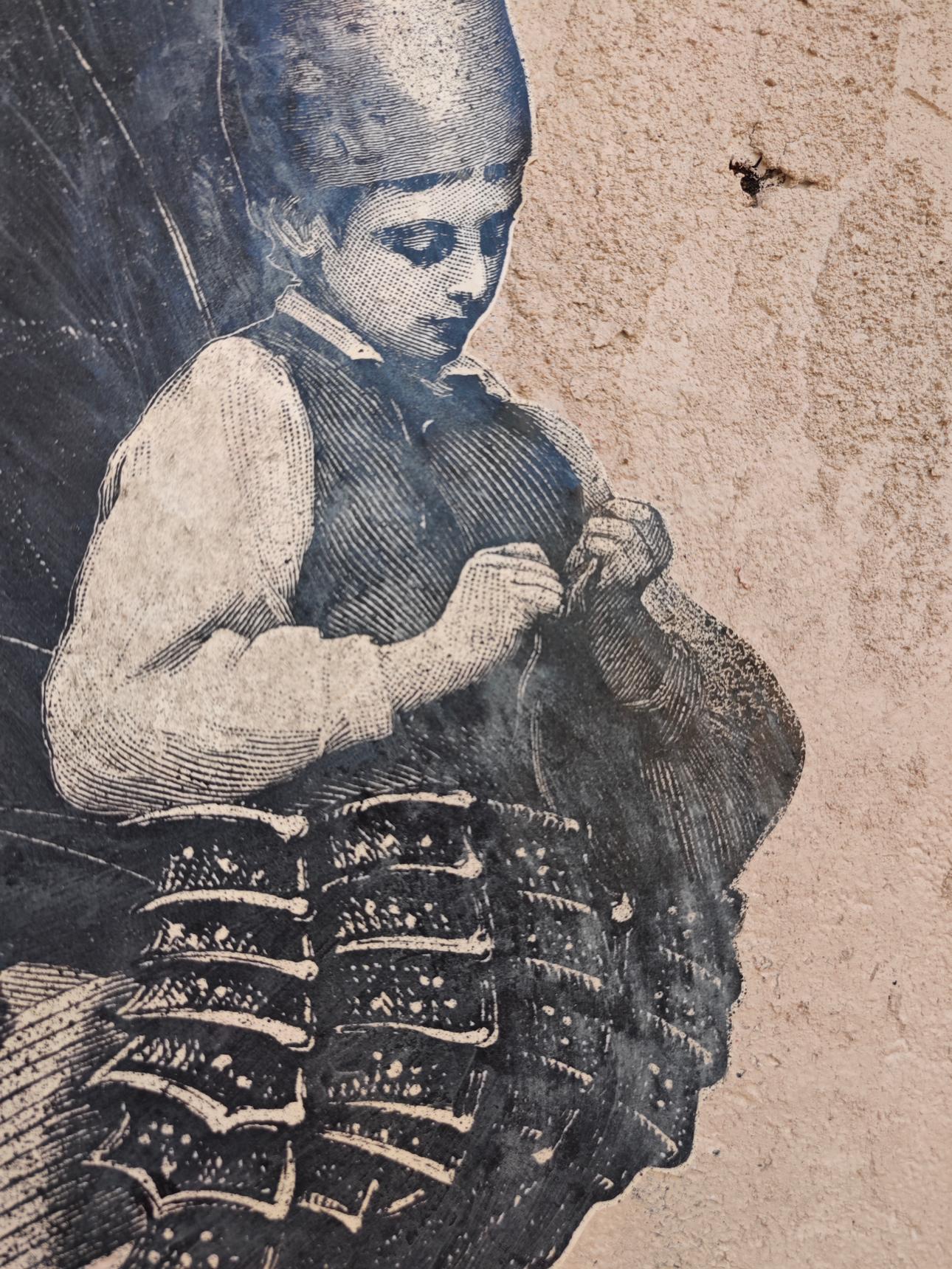 Mélanie Busnel—"Collages en rue"