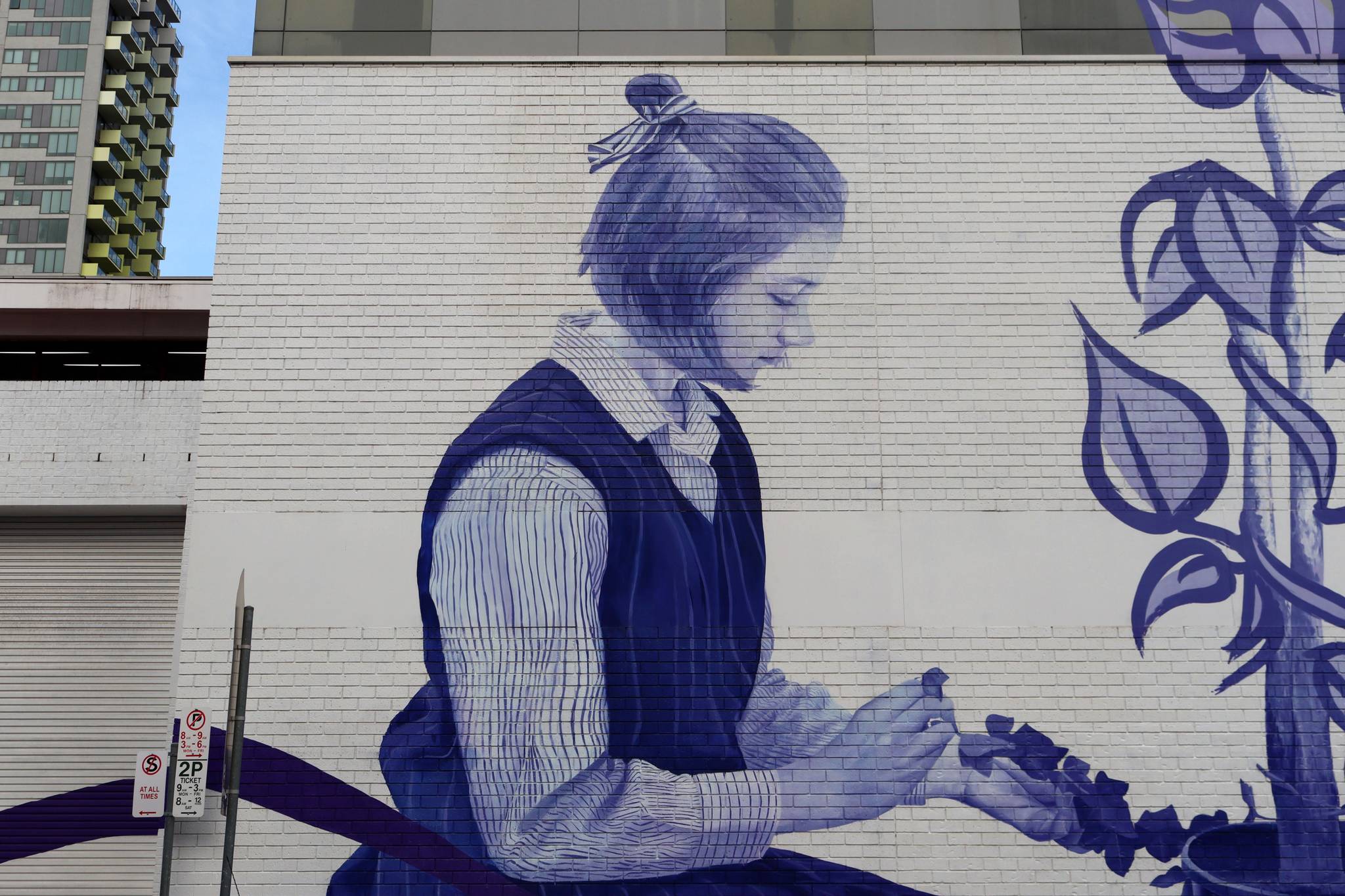 St Aloysius College, David Riggs, Deanne Riggs&mdash;St Aloysius College Mural