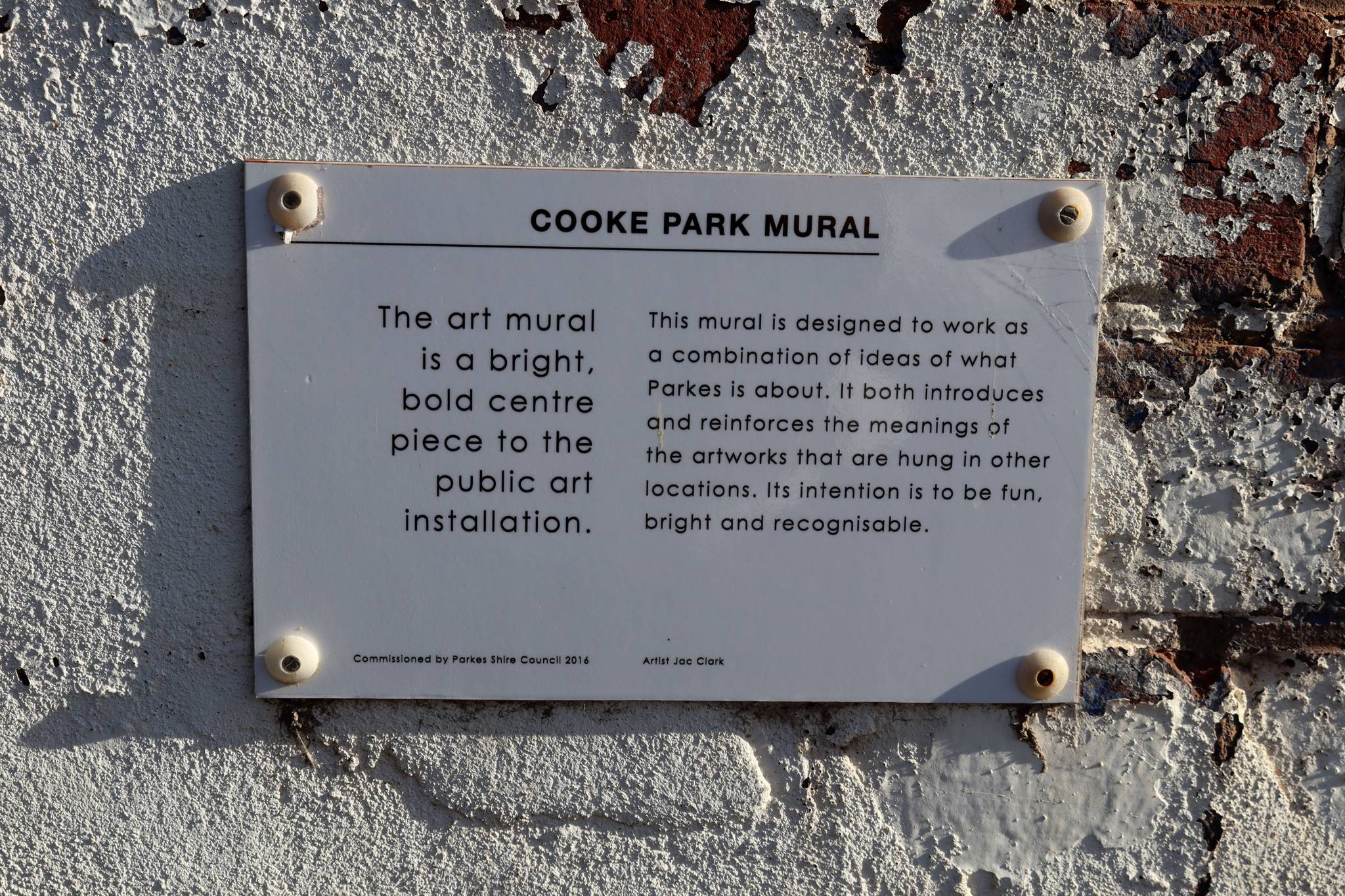 Jac Clark&mdash;Cooke Park Mural