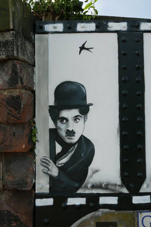 Charlie Chaplin Mural