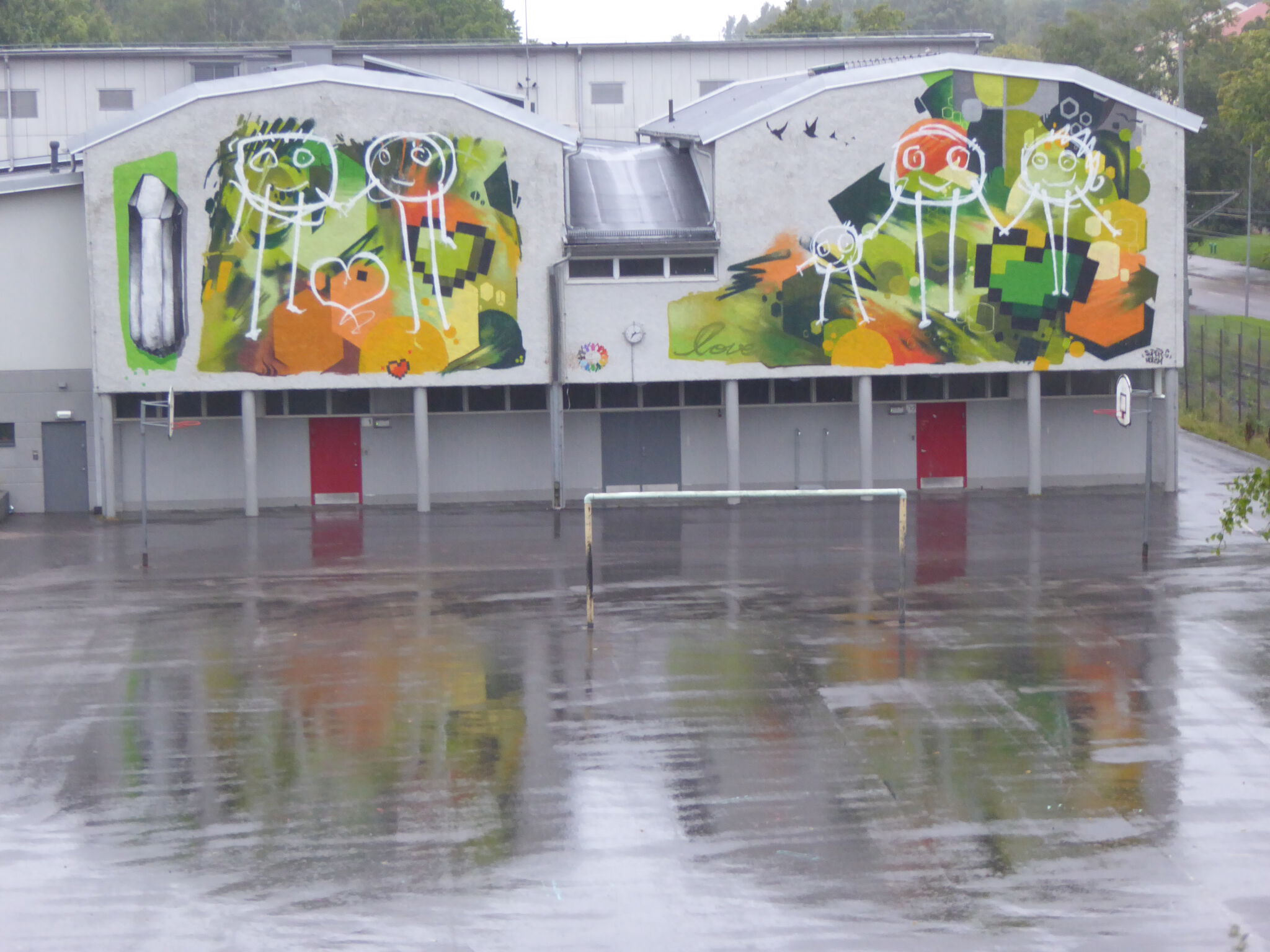 noeismen, superg&mdash;Sjumilahallen mural