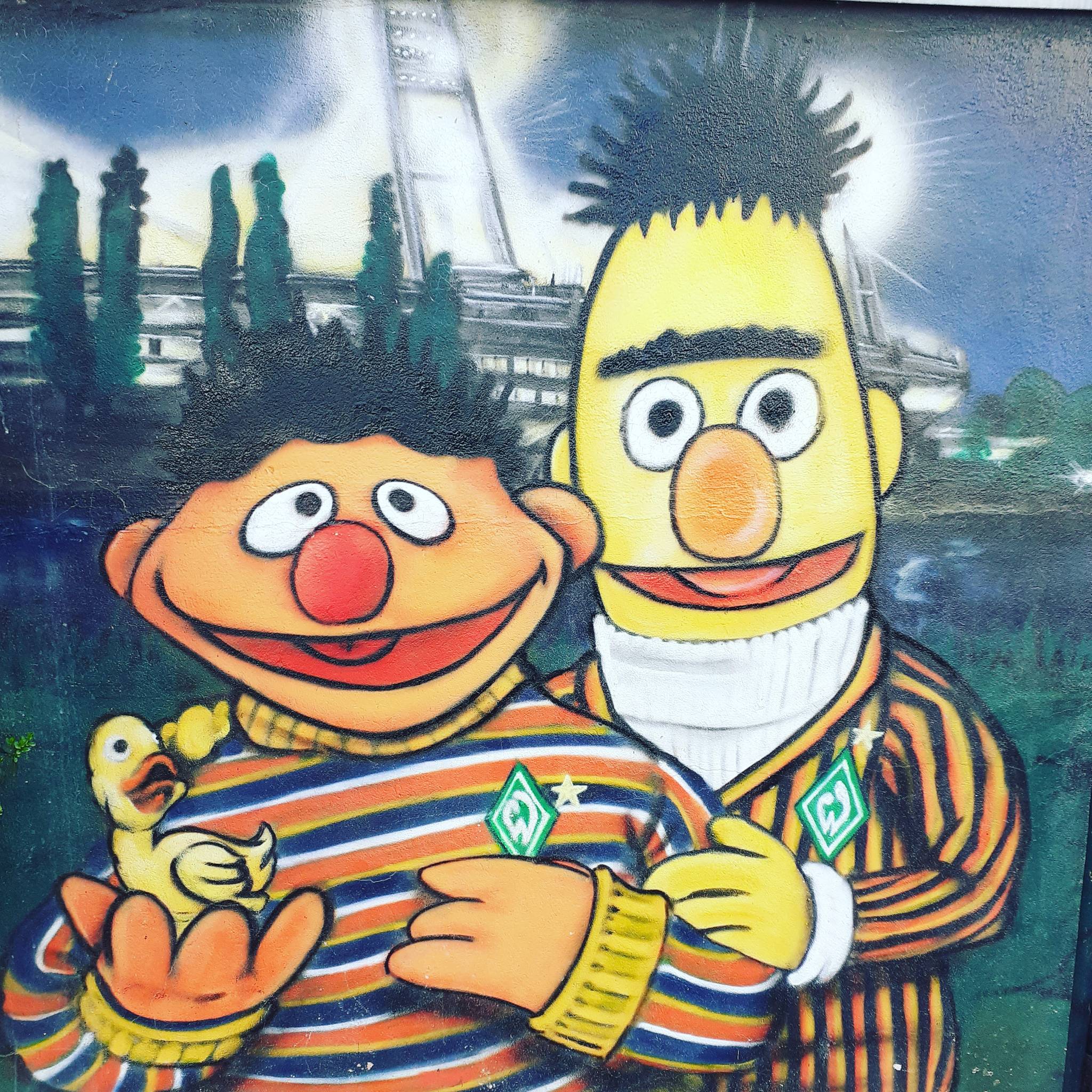 C-Airbrush&mdash;Ernie und Bert Straße