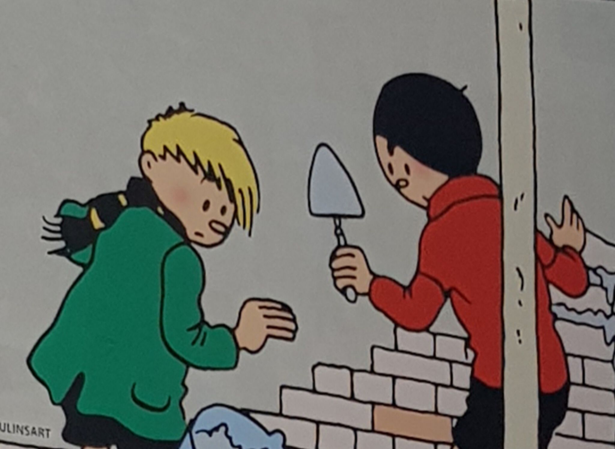 Hergé, Art Mural&mdash;Quick & Flupke