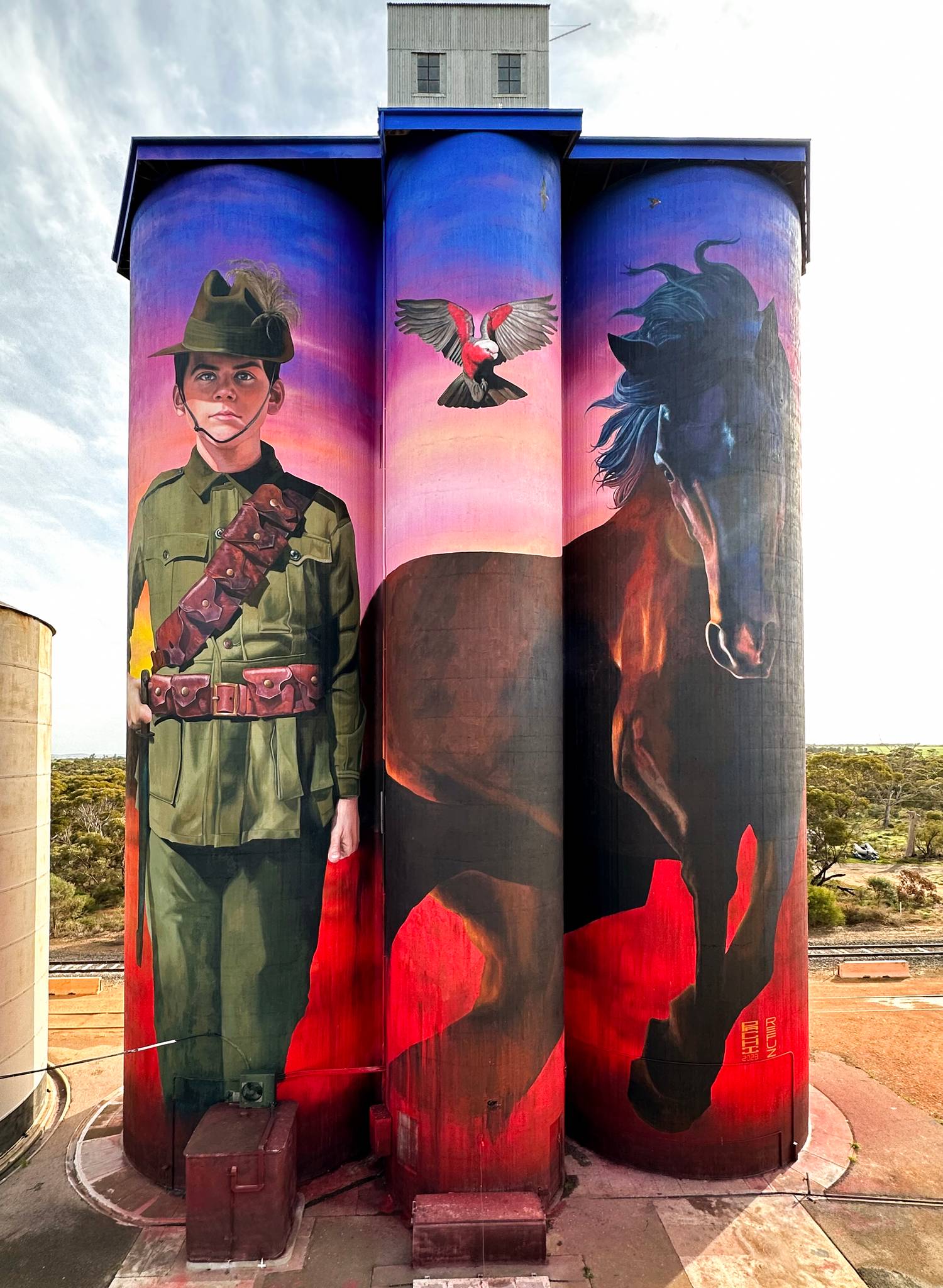 Julian-clavijo&mdash;War Memorial Walpeup Silos