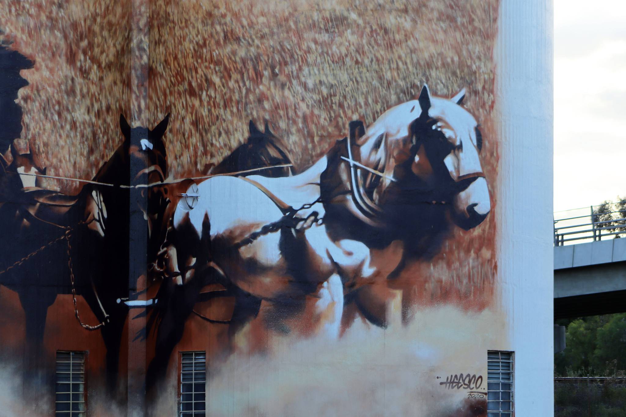 Heesco&mdash;Gunnedah Maize Mill Dorothea Mackellar Mural