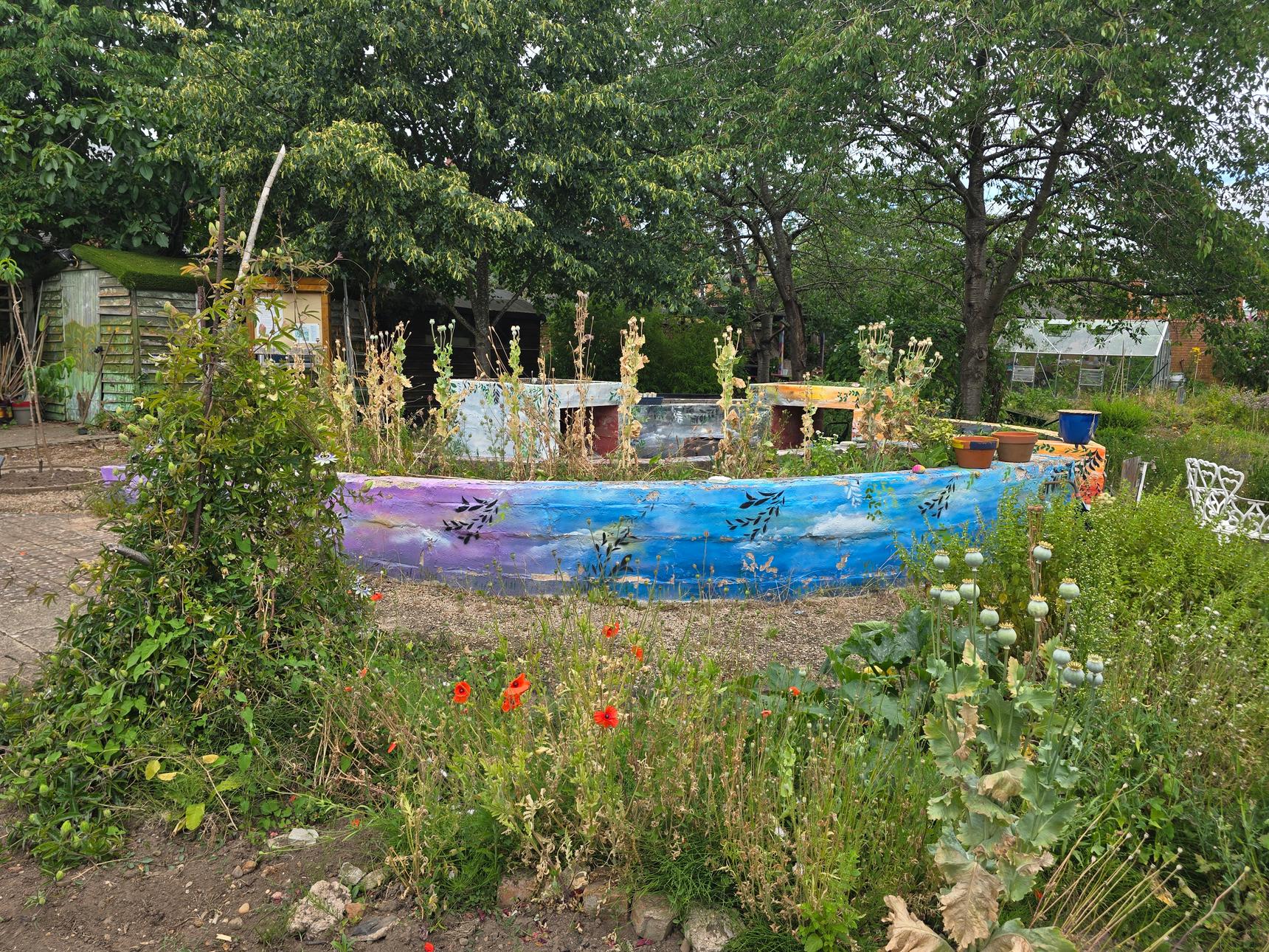 Sweetheart Streetart, Marko Antonio—Lifeways Centre Community Garden Mural