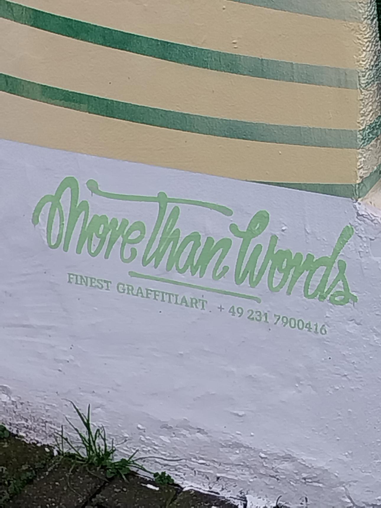 MORE THAN WORDS—Angrivaria Facade Mural