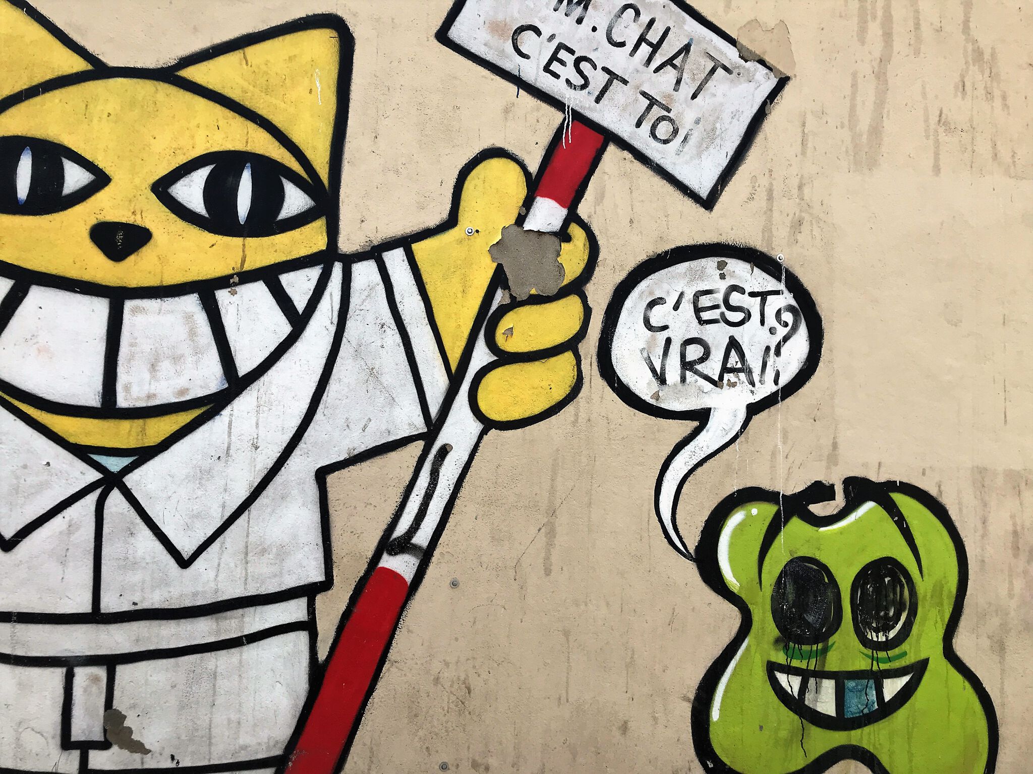 Mr Chat&mdash;Monsieur Chat place Brossolette