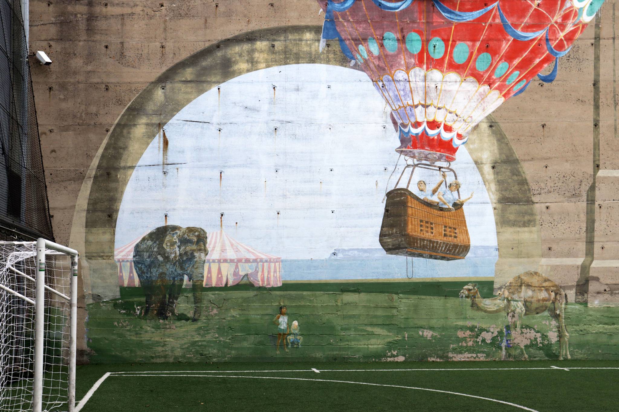 Peter Day&mdash;KGV Mural - Present Day