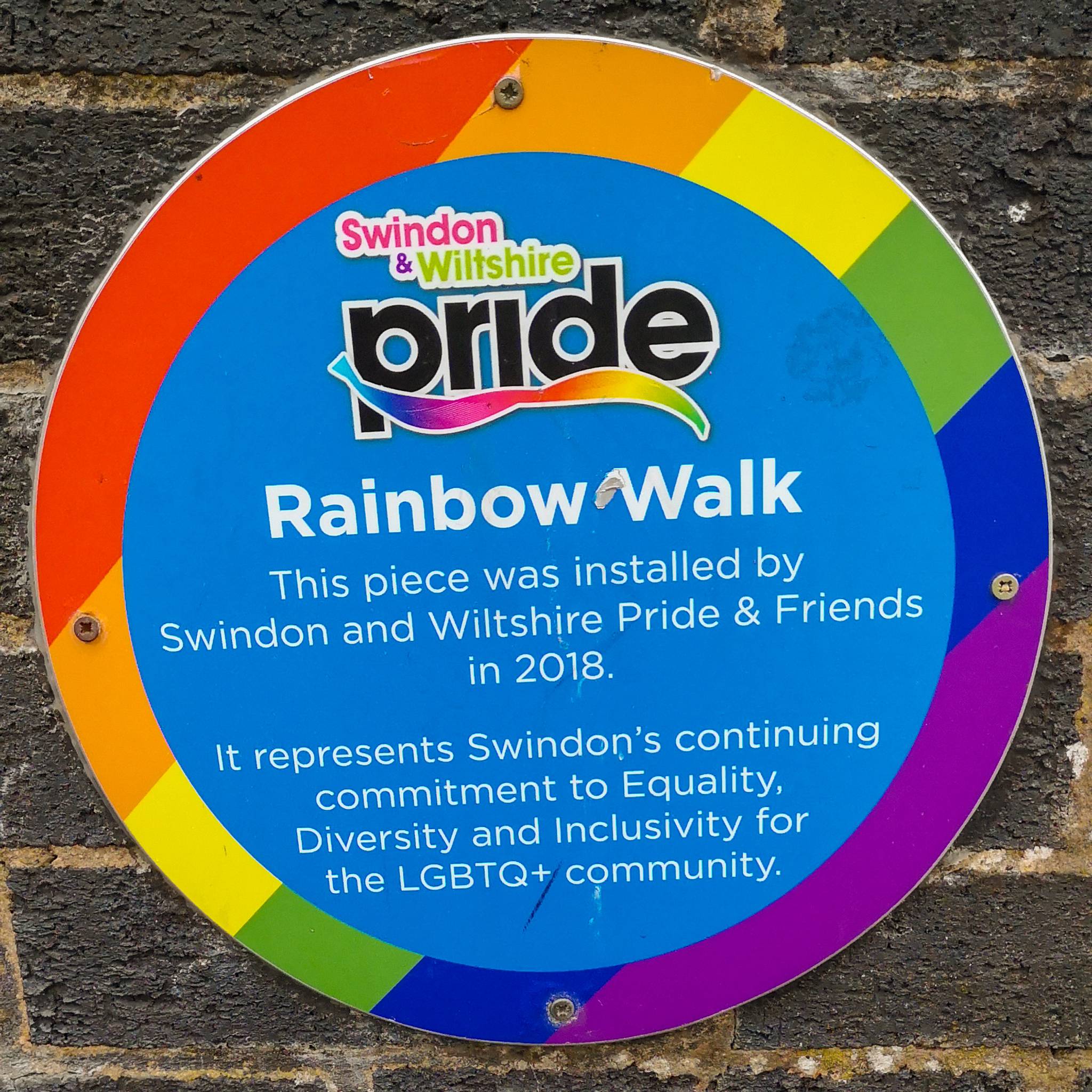 Swindon & Wiltshire Pride&mdash;The Rainbow Walk