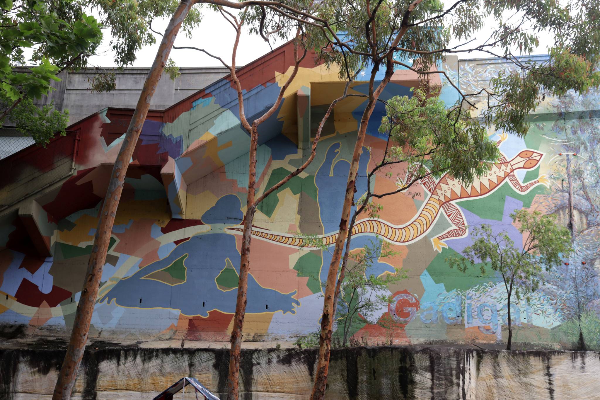 Peter Day&mdash;KGV Mural - Dreaming